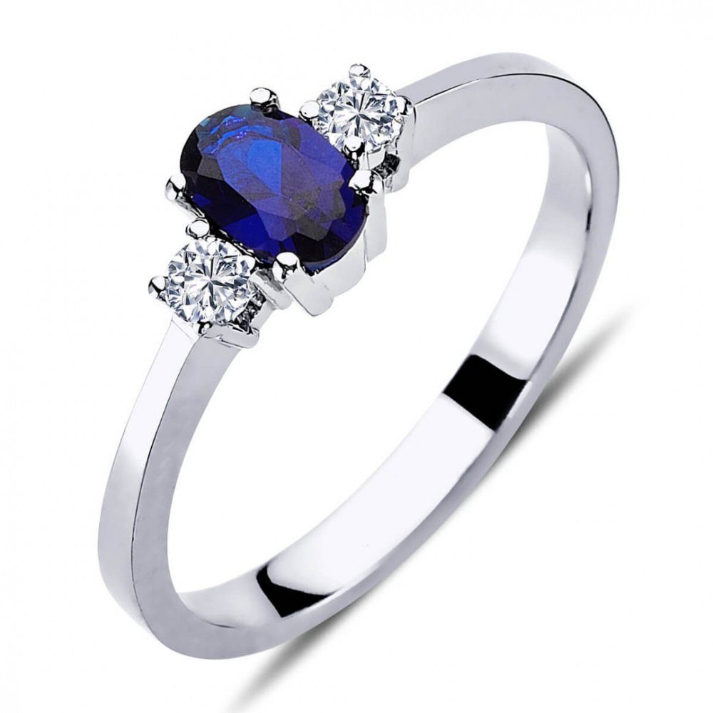 EinStein Diamant Diamantring, Saphirring, Diamantring, Damenring, Diamant