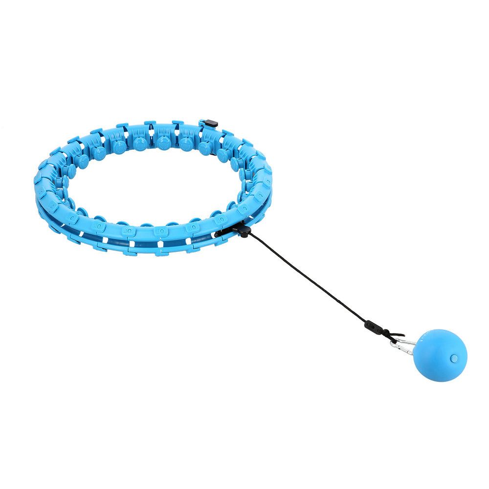 HMS Trainingsring Hula-Hoop Reifen Fitnessreifen (1-tlg., Massagepunkten), Anpassbarer Umfang von 48 bis 106,5 cm sorgt für festen Sitz