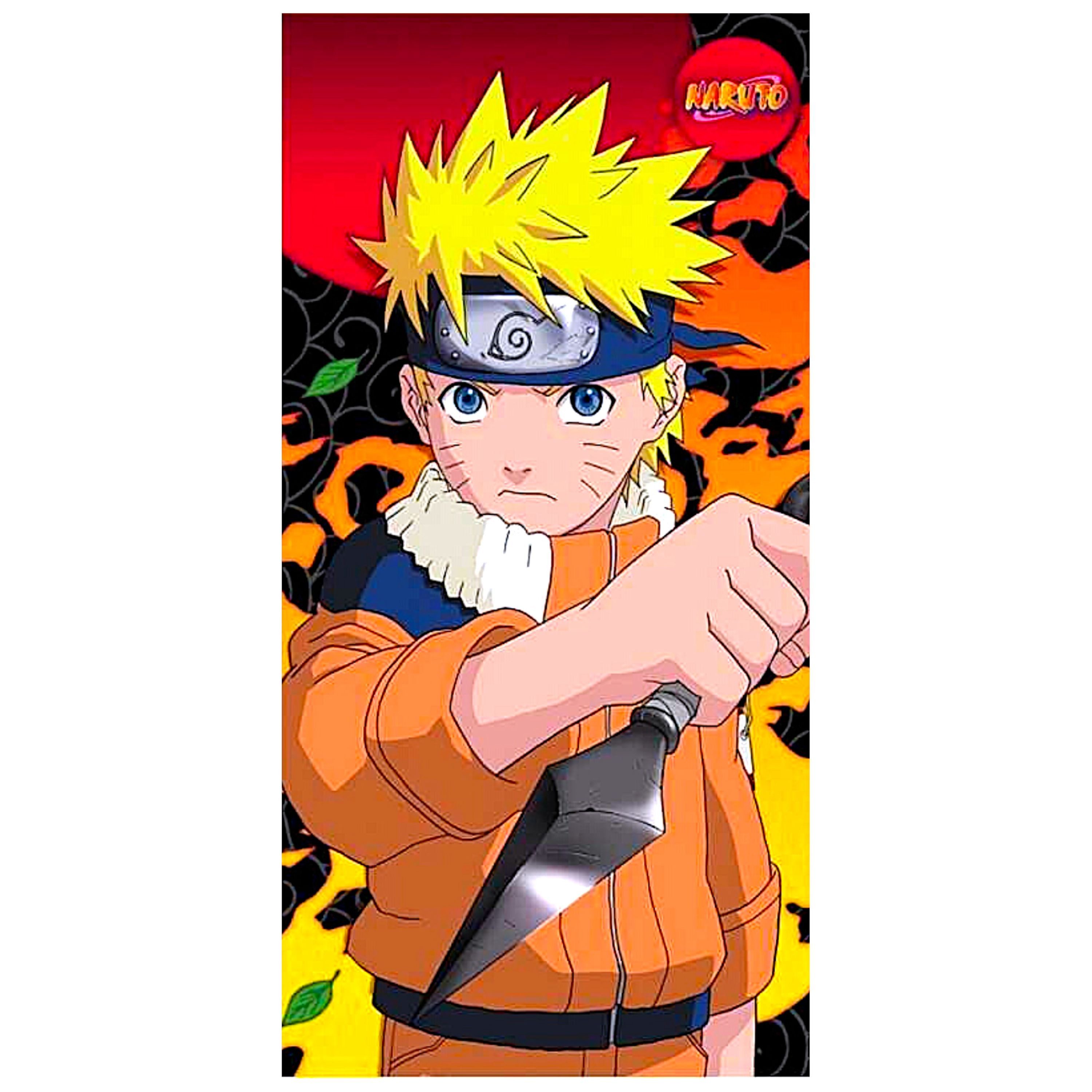 Naruto Badetuch, Mikrofaser, Jungen Strandtuch 70 x 140 cm schnelltrocknend günstig online kaufen