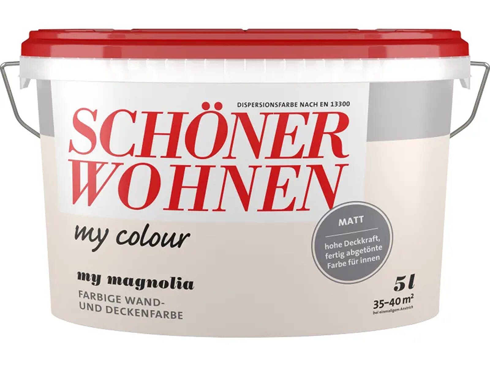 SCHÖNER WOHNEN FARBE Wand- und Deckenfarbe 166057, Matt, wasserbasiert, hoch deckend