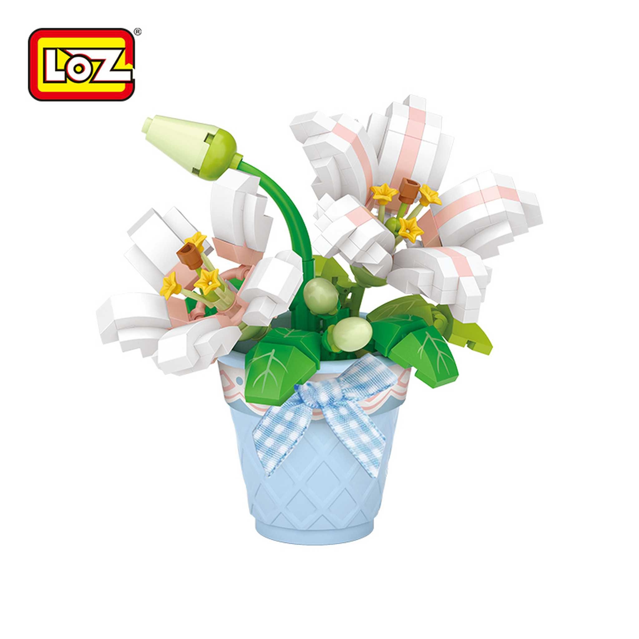 Loz 8837 - Lilien im Topf (Loz) Spielbausteine