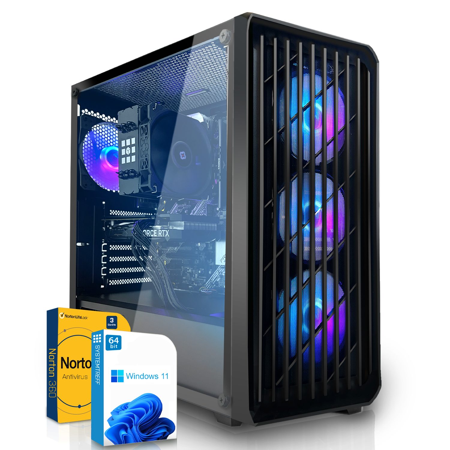 SYSTEMTREFF Gaming-PC (AMD Ryzen 7 5800X3D, Radeon RX 6700 XT, 16 GB ...