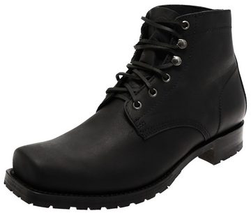 Sendra Boots 10604 Negro Herren Schnürstiefel Schwarz Stiefelette