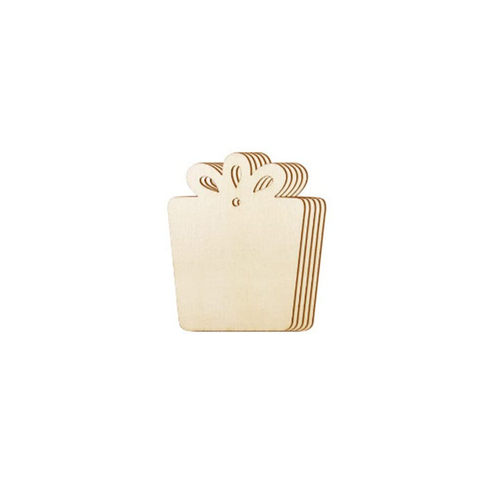 Coonoor Dekohänger Baumbehang 45pcs Weihnachten Kunst und Handwerk Kits (45 St., für Kinder Kleinkinder Erwachsene DIY malen Sie Ihre eigenen), hölzerne Weihnac – Bild 5 von 5