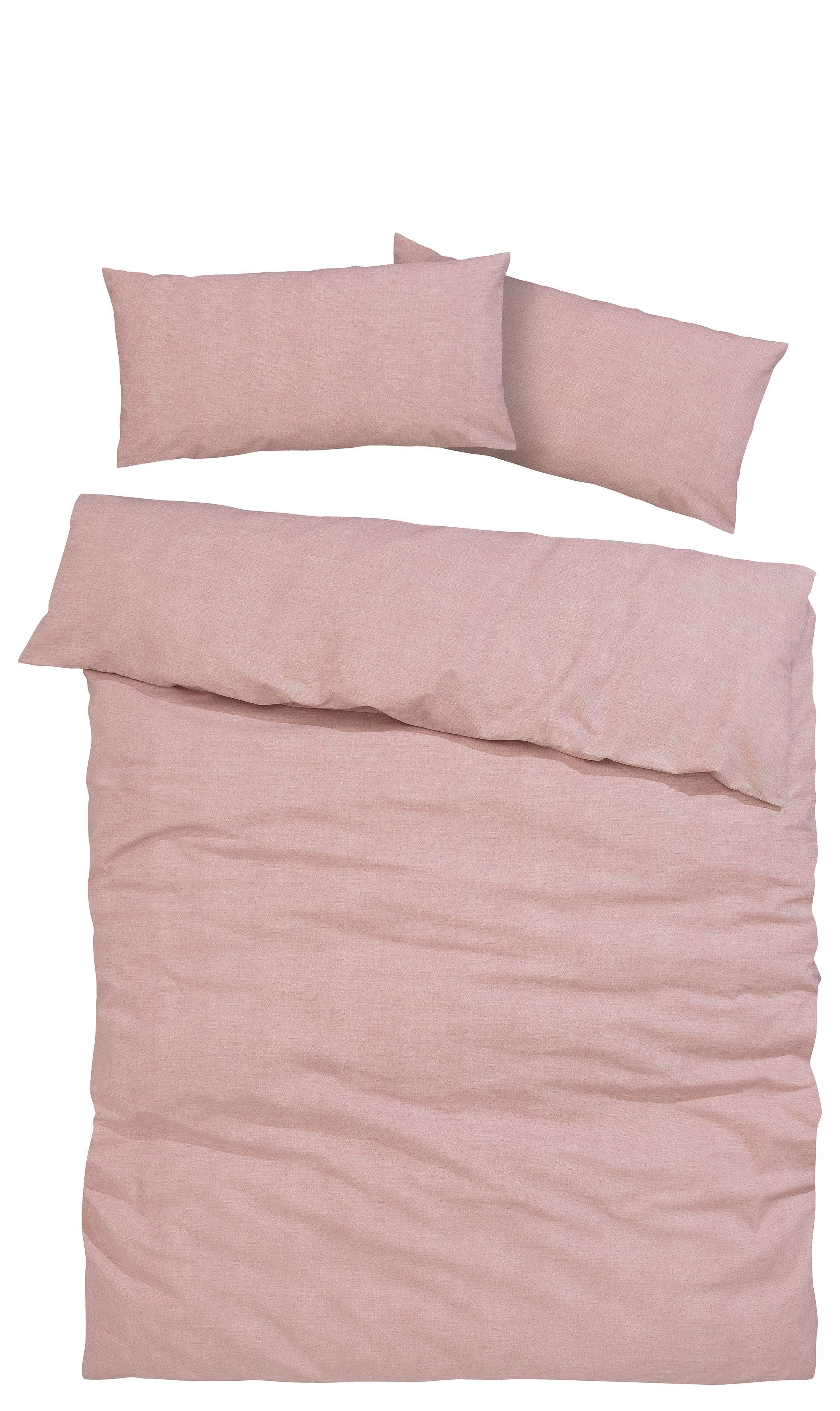 Home affaire Bettwäsche Melli, Linon, 2 teilig, Bettwäsche aus Baumwolle, Leinen-Look in Melange-Optik. Reduzierter Preis € 20,80. Unverbindliche Preisempfehlung € 48,99