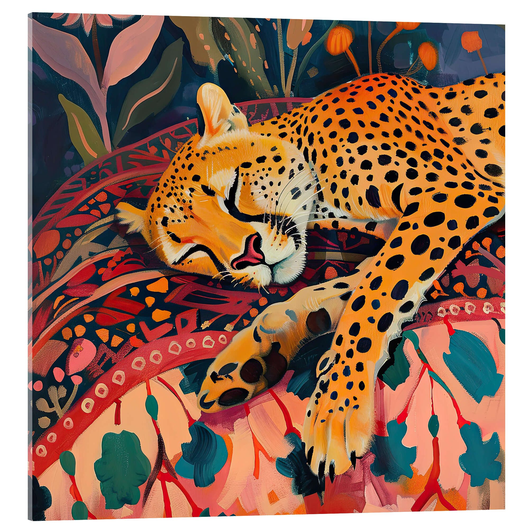 Posterlounge Wandbild Fauve Cheetah, Felipe Hora, erhältlich als Poster, Leinwandbild, Wandsticker oder Acrylglasbild