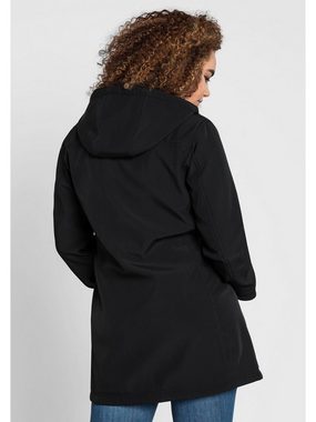 Sheego Softshelljacke Große Größen mit weicher Fleece-Innenseite