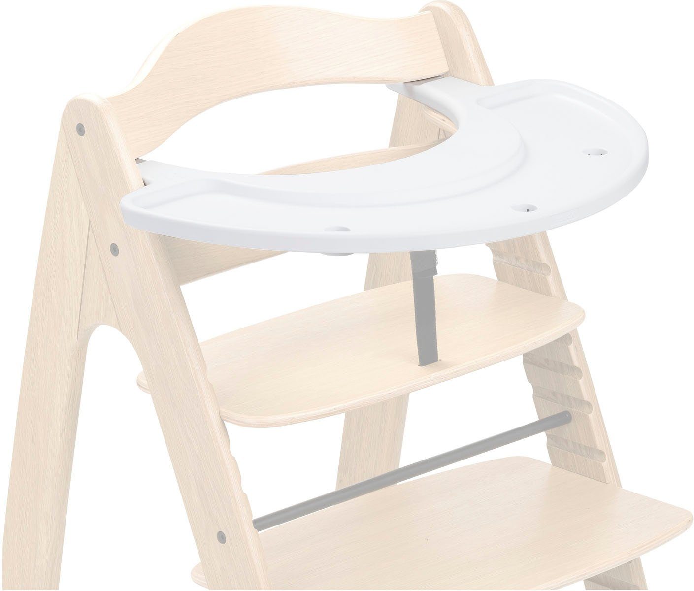 Hochstuhltablett Arketa Play Tray, White