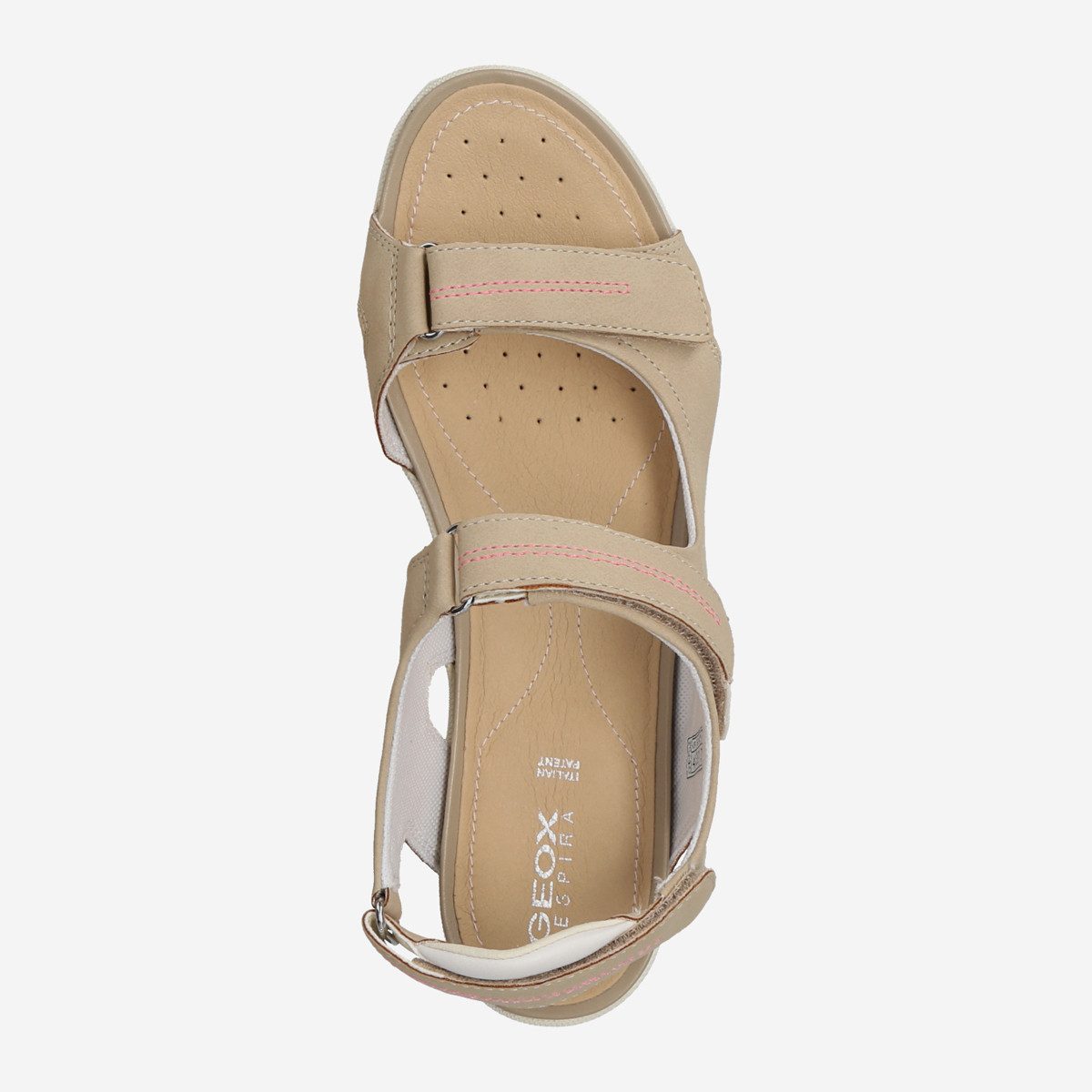 Geox GEOX VEGA, Sandaletten, Beige, Damen Sandalette