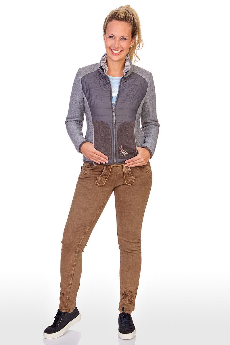 Spieth & Wensky Outdoorjacke Trachtenjacke Damen - PORTUGAL - grau