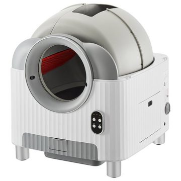 Ulife Katzentoilette 68L extra große Kapazität intelligente Katzentoilette, geeignet für 8kg,Privatsphäre-Kamera für Echtzeit-Überwachung