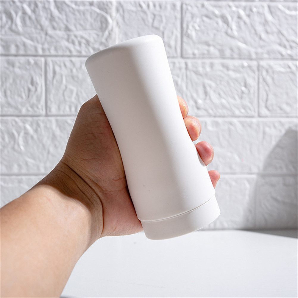 GarveeMore Küchenorganizer-Set Silikon geteilte Flasche Squeeze Typ Seifenspender Handseife Flasche, Nachfüllbarer Geschirrspülmittelspender Spender für ätherisches Lotion