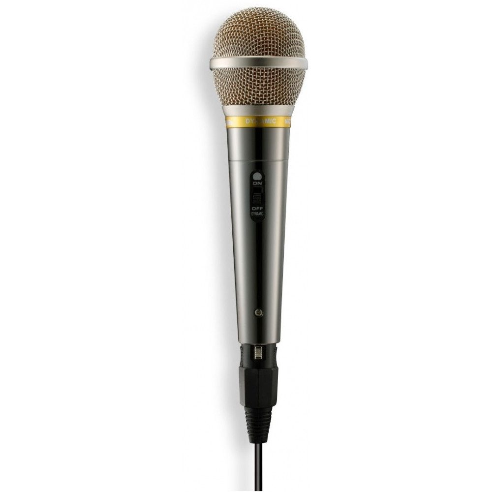 Hama Standmikrofon Hama Vocal Pro Mikrofon schwarz für Gesang. (Mikrofon), Dynamisches Mikrofon mit Nieren-Richtcharakteristik