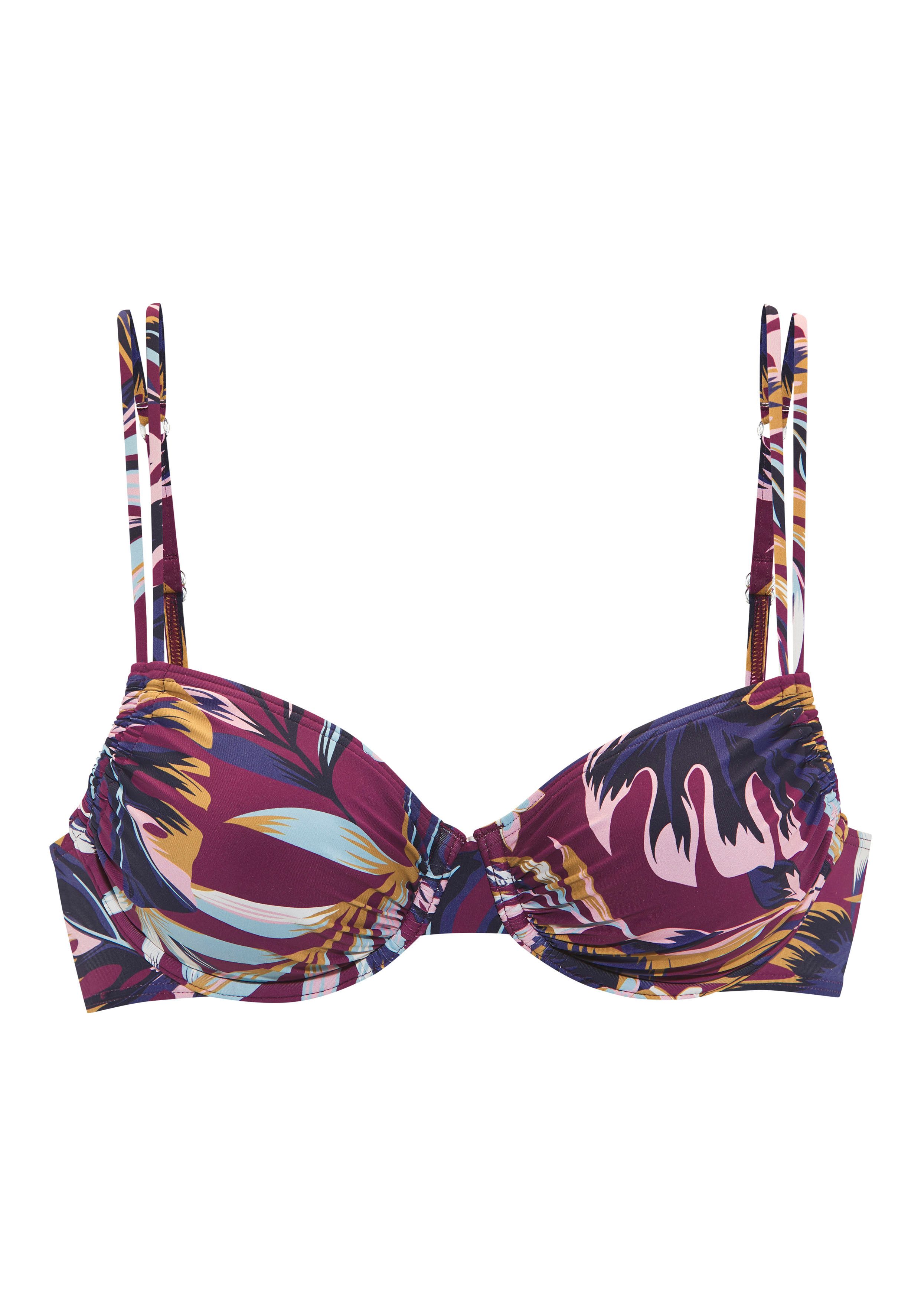 LASCANA Bügel-Bikini-Top Odetta, im floralen Design – Bild 2 von 4