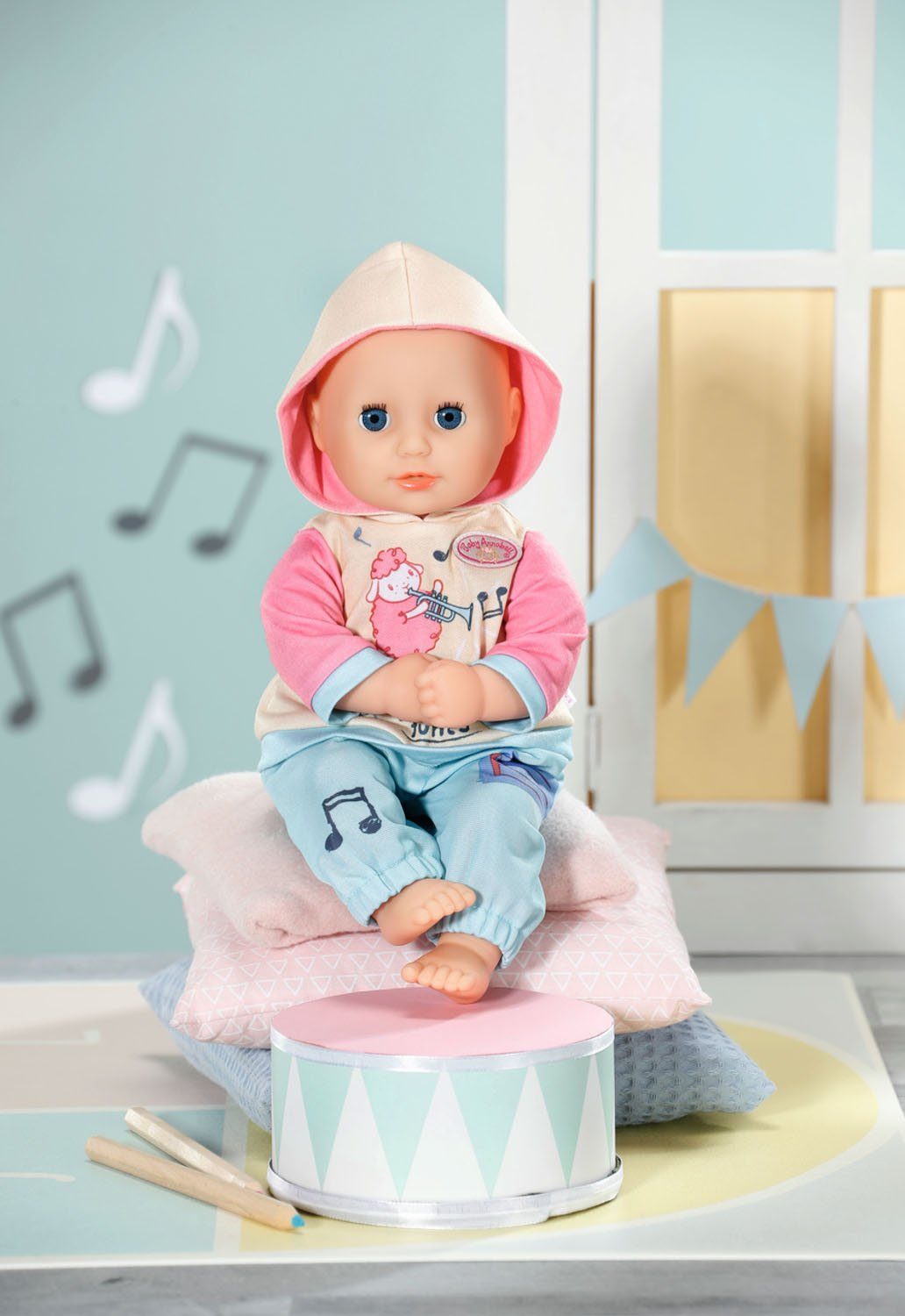 Baby Annabell Puppenkleidung Little 36 mit Kleiderbügel cm, Jogginganzug