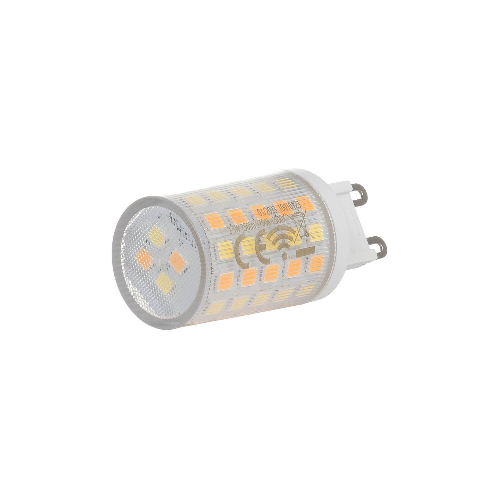 LUUMR LED-Leuchtmittel LED-G9-Leuchtmittel, G9, Farbwechsel warmweiß / tageslicht