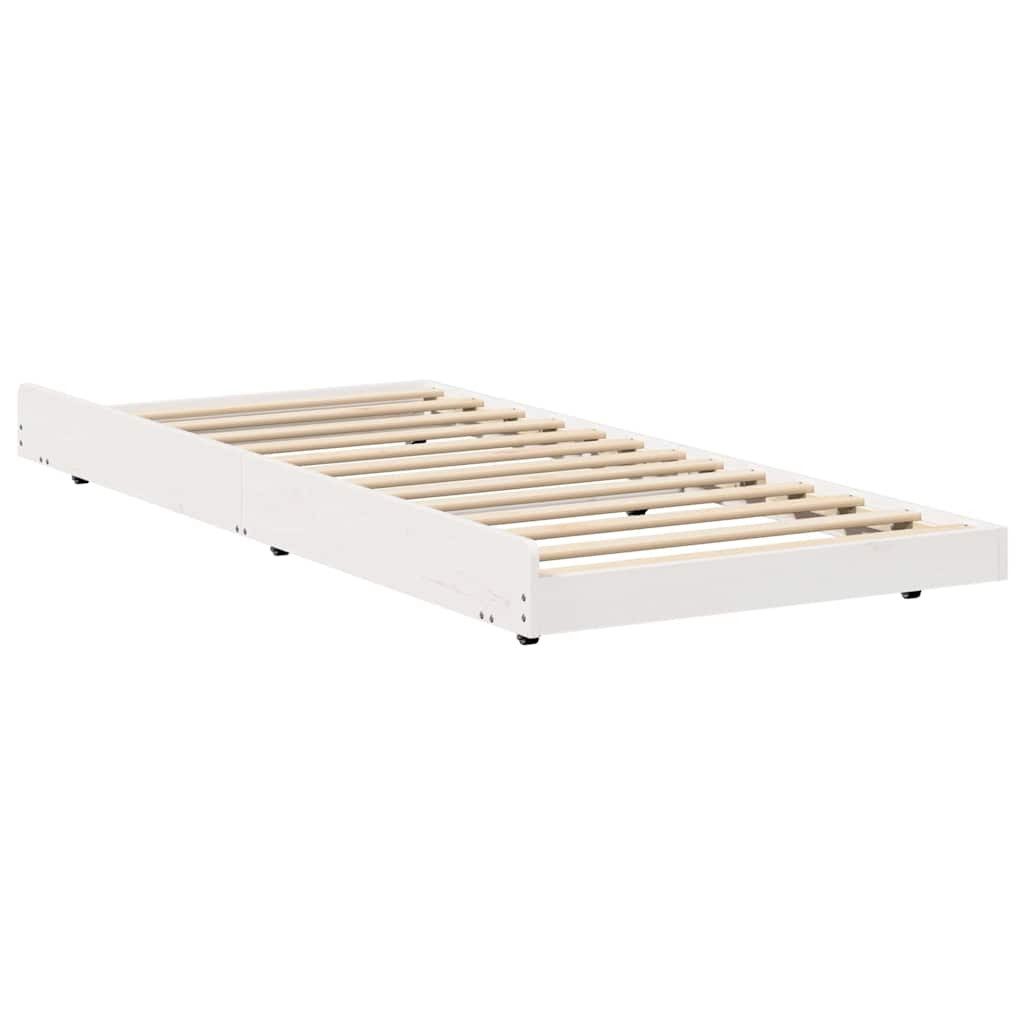 vidaXL Bett Bettgestell Weiß 80 x günstig online kaufen