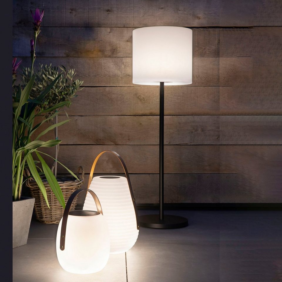 SCHÖNER WOHNEN-Kollektion Außen-Stehlampe Mina, LED fest integriert, LED 2  W+0,6 W RGB,mobiles Licht immer und überall dabei,dimmbar,RGBW