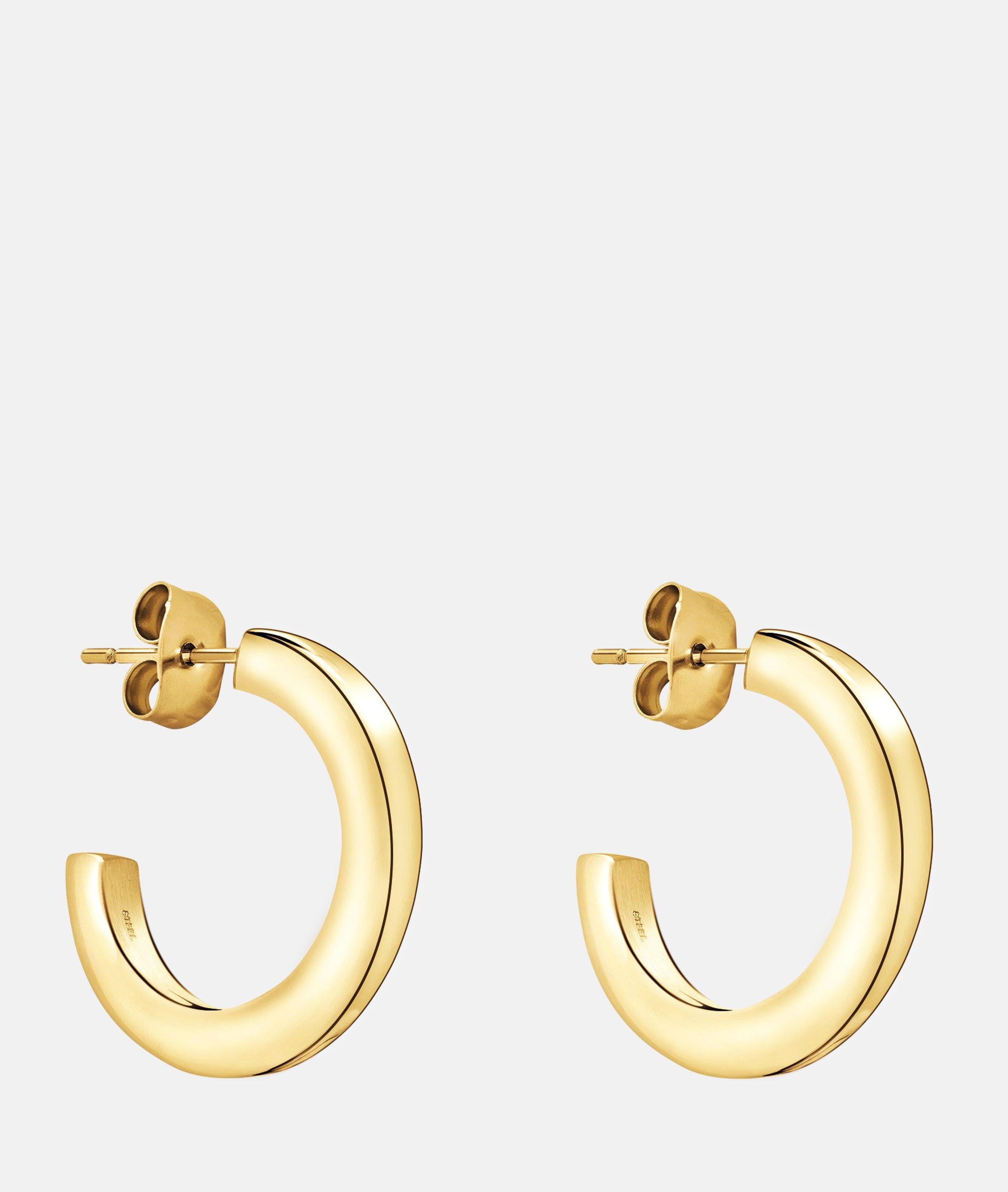 Paar Creolen Schmuck Geschenk Edelstahl Ohrringe The Love Bond