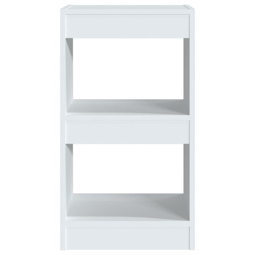 vidaXL Bücherregal Bücherregal/Raumteiler Weiß 40×30×72cm, 1-tlg. günstig online kaufen