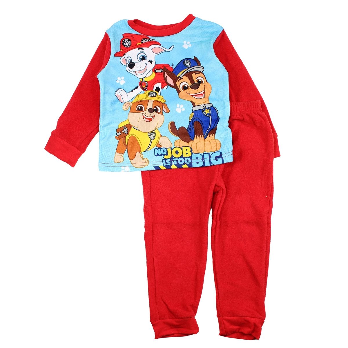 PAW PATROL Schlafanzug PAW PATROL Jungen Fleece Pyjama warmer Schlafanzug