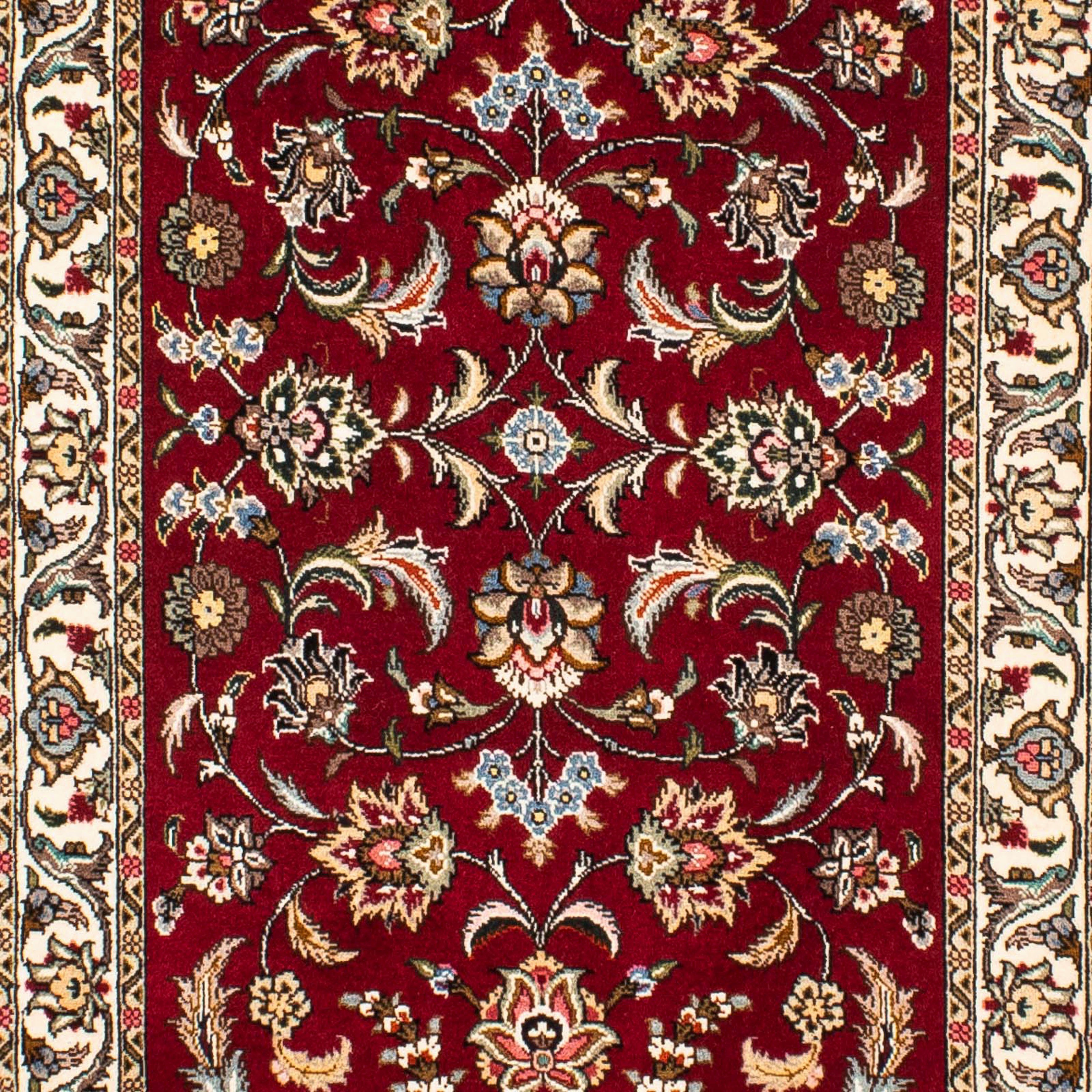 Orientteppich Perser Handgeknüpft, dunkelrot, mm, - Täbriz morgenland, mit Einzelstück Höhe: cm Royal rechteckig, x Wohnzimmer, Zertifikat 7 312 77 - - 