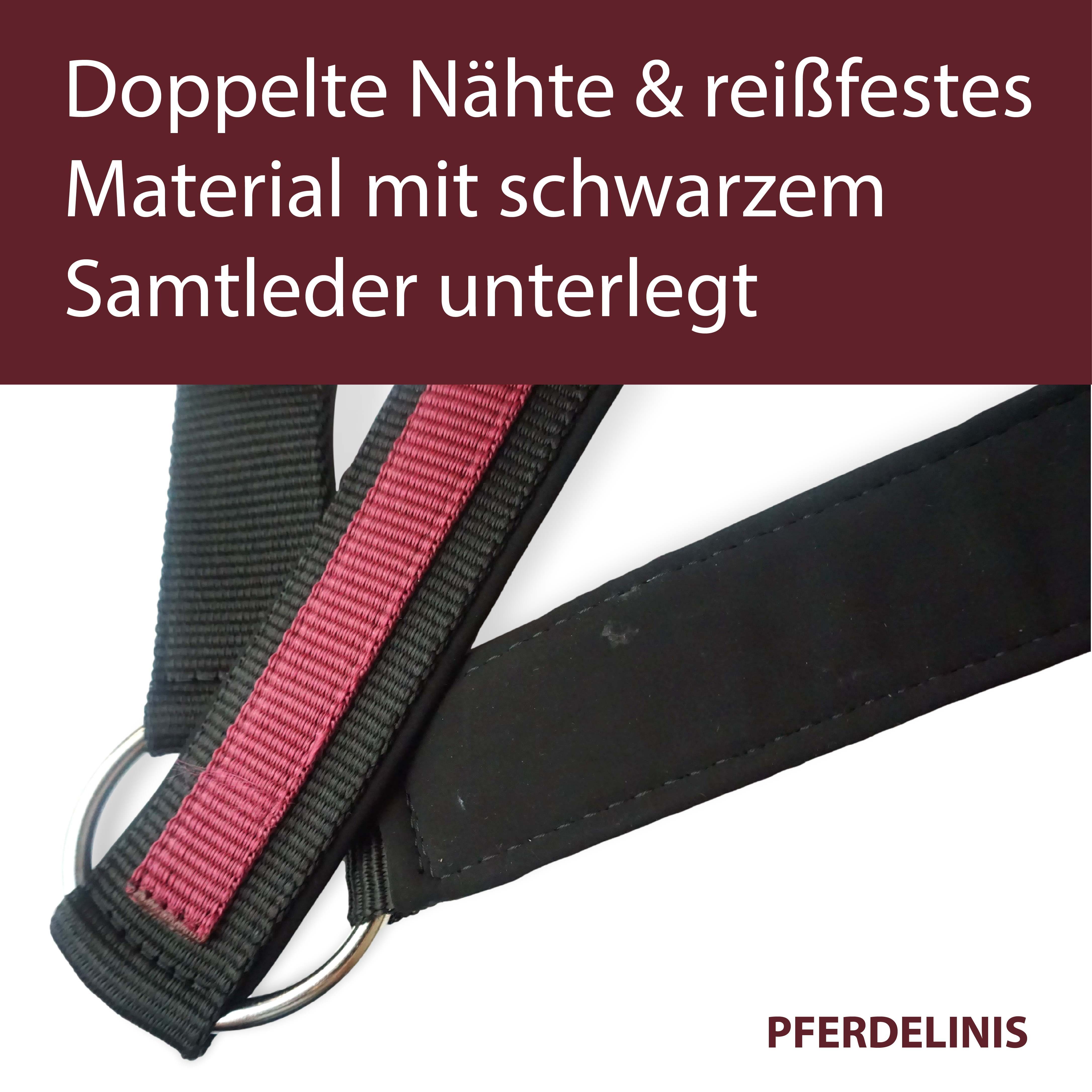 Pferdelinis Halfter Halfter für Pferde Kaltblut, xfull, 2 Fach verstellbar, zweifach verstellbar