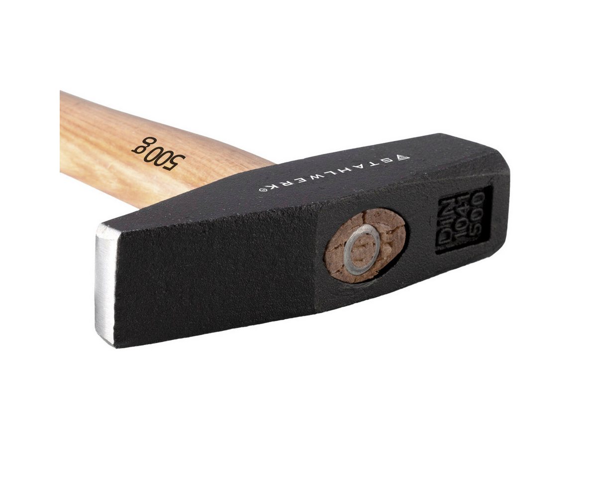Thumbnail - STAHLWERK Hammer Hammer Schlosserhammer 500 g hochwertig gefertigt (Packung, 1-St), ergonomischer Griff aus hoch belastb...