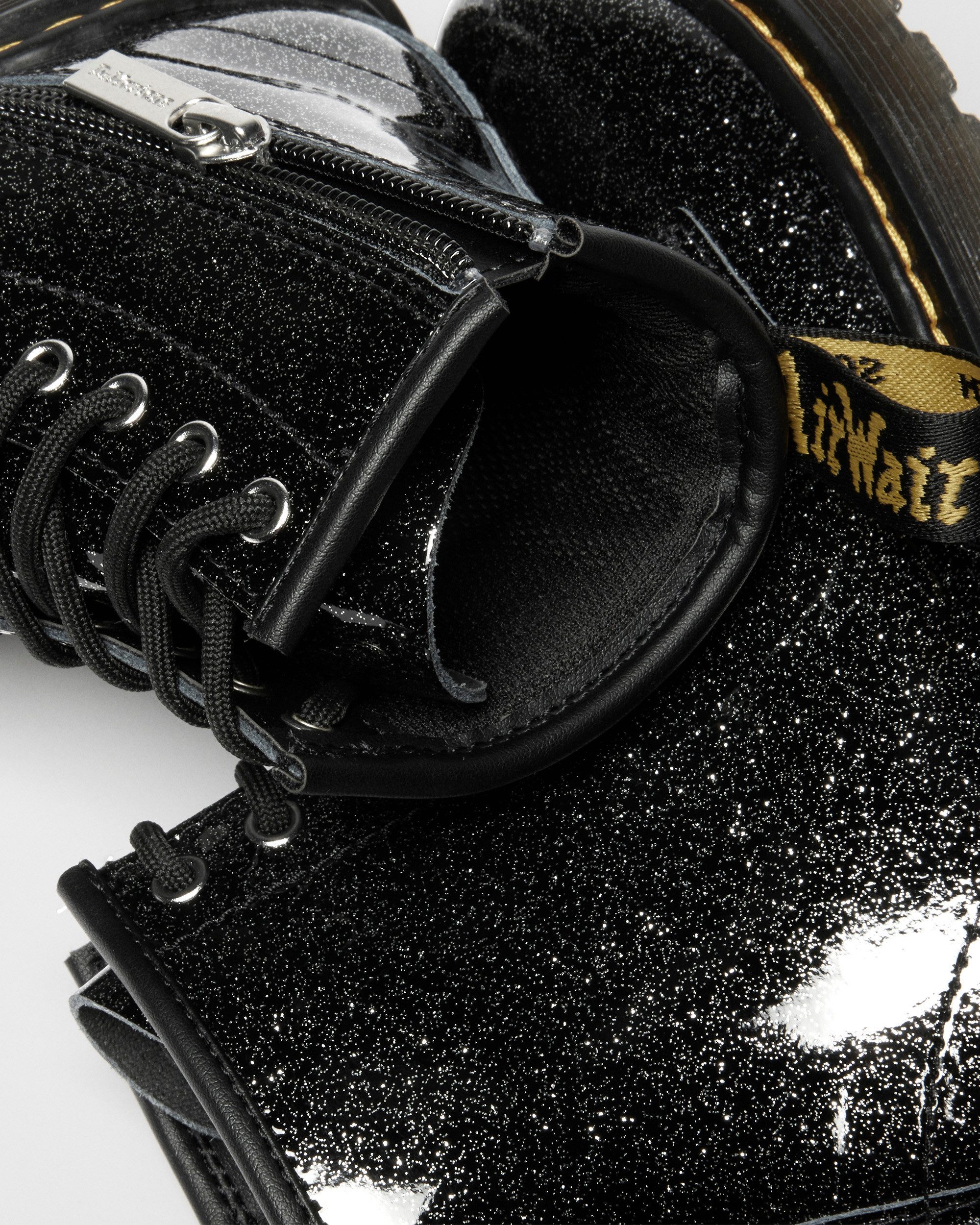 DR. MARTENS 8 Eye Boot ROMARIO Schnürstiefel Kinderschuh, Freizeitstiefel mit zusätzlichem Innenreißverschluss – Bild 3 von 5