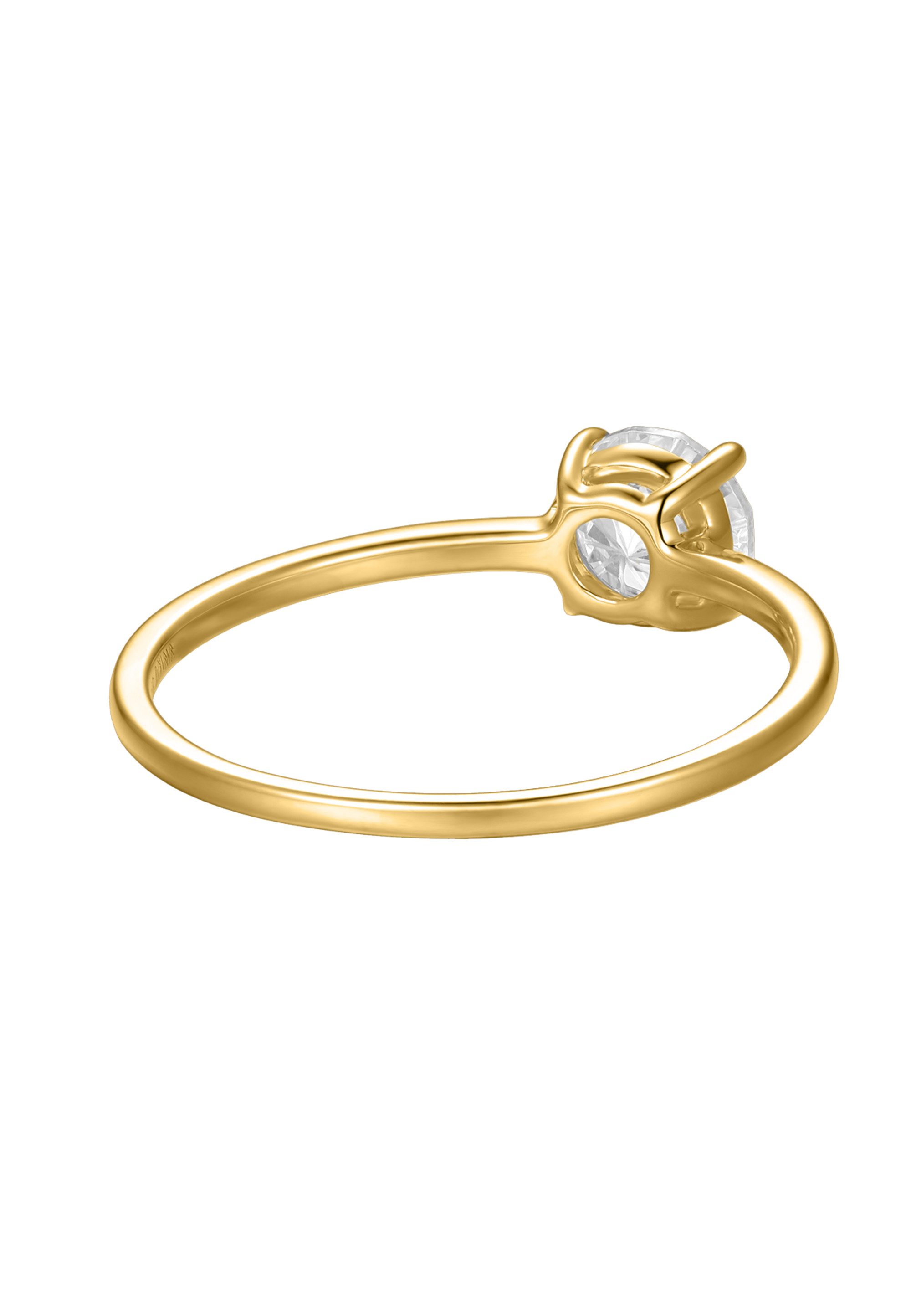 NANA KAY Fingerring NANA KAY Gold, mit farblosem Stein