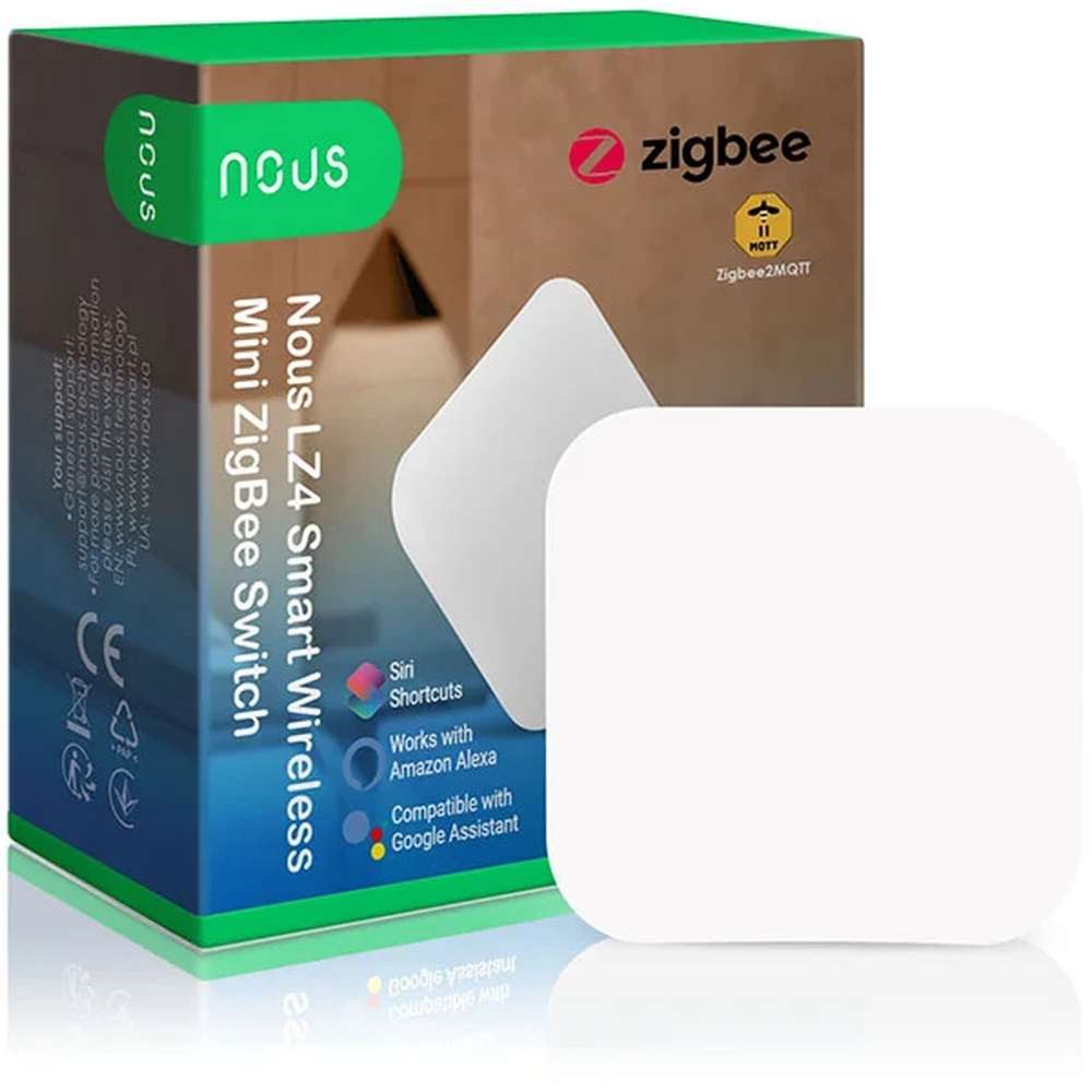 NOUS NOUS LZ4 Fernbedienung ZigBee 3.0 ein/aus/dimmen Fernbedienung