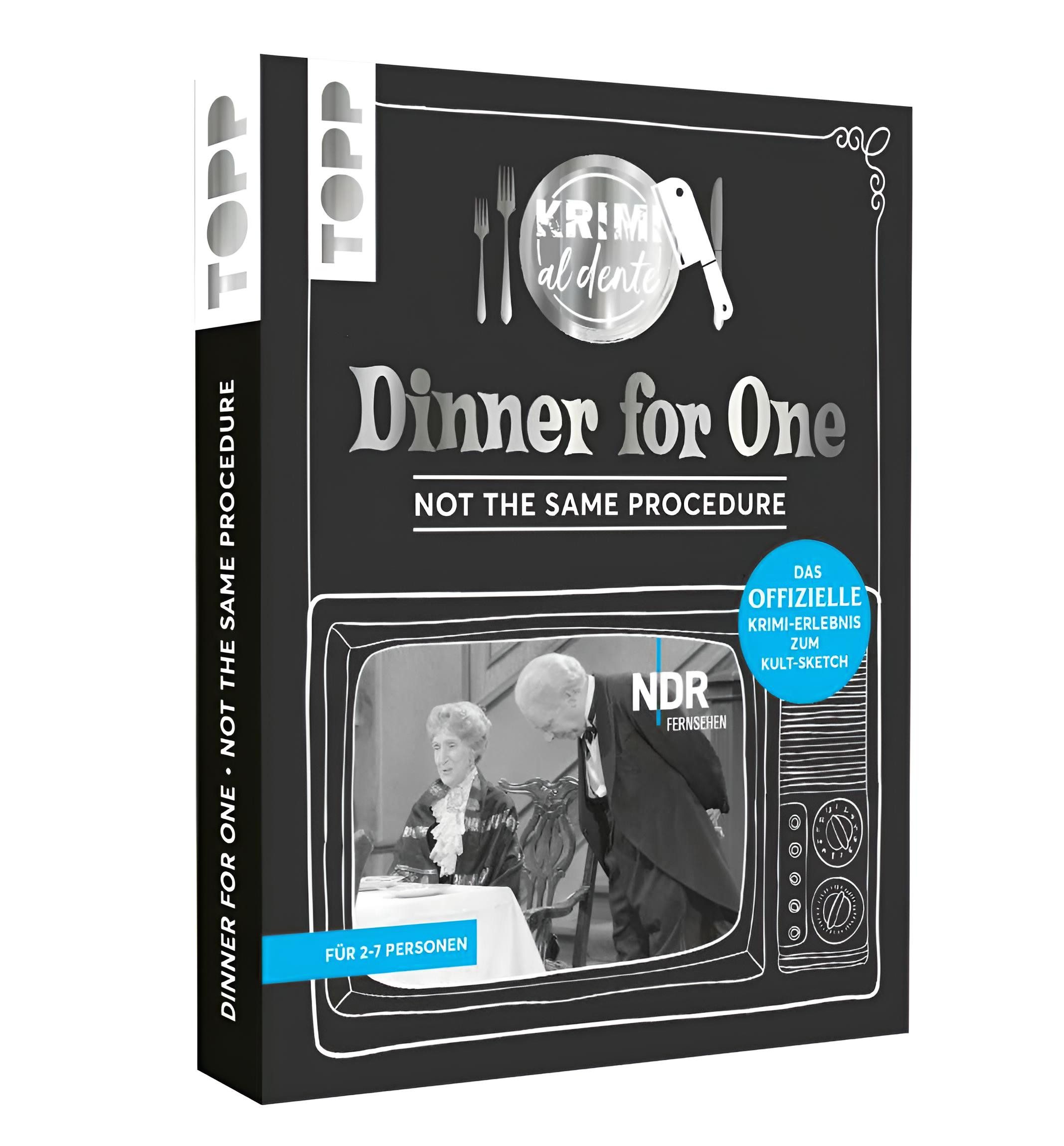 frechverlag Spiel Krimi al dente - Dinner for One