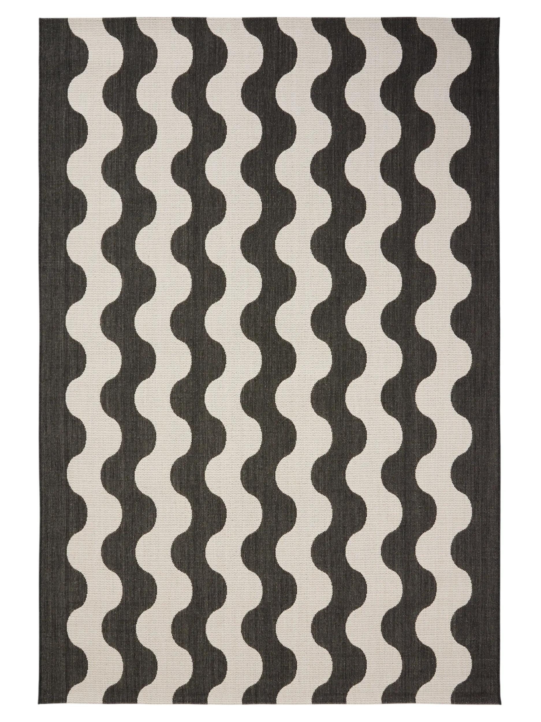 benuta Outdoorteppich Metro, rechteckig, Höhe: 5 mm, In- & Outdoorteppich, Robust für Garten, Terrasse, Balkon, Küche