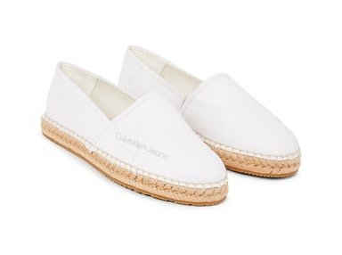 Calvin Klein Jeans ESPADRILLE CO WN Espadrille mit Bastumrahmung an der Laufsohle, schmale Form