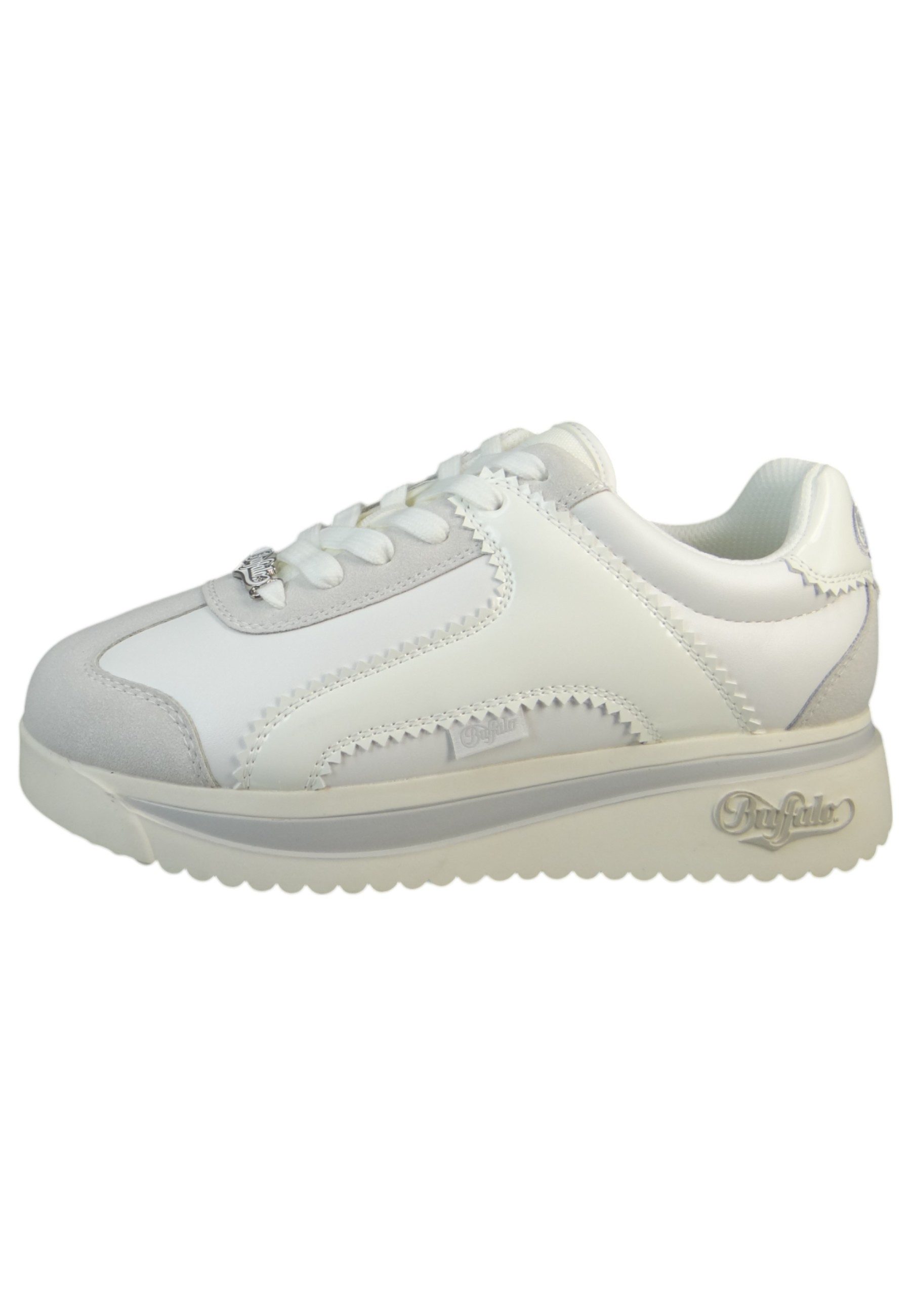 Buffalo 1636450 Malibu Low Top White/Cream Sneaker
