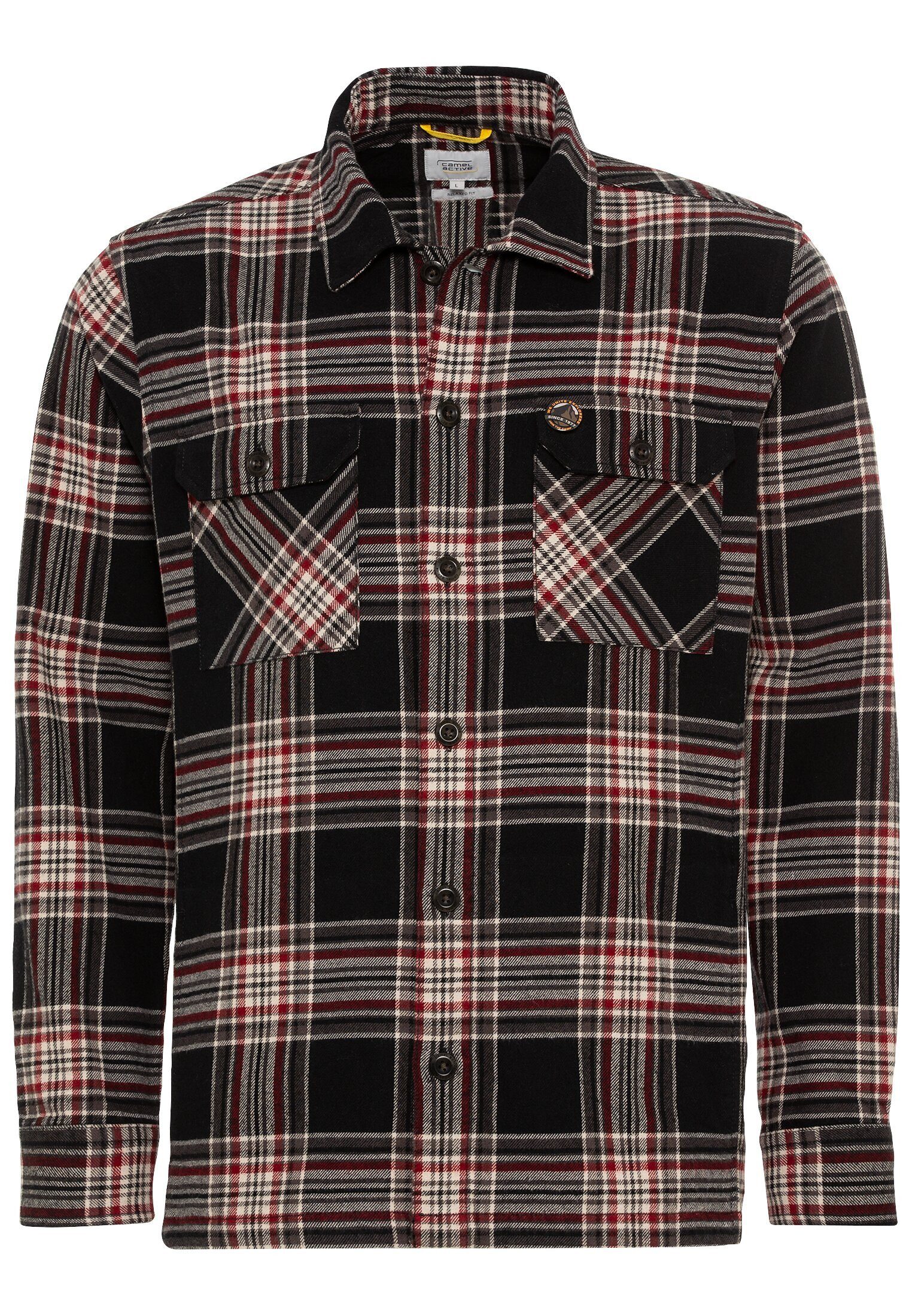 camel active Langarmhemd Flanell Overshirt im günstig online kaufen