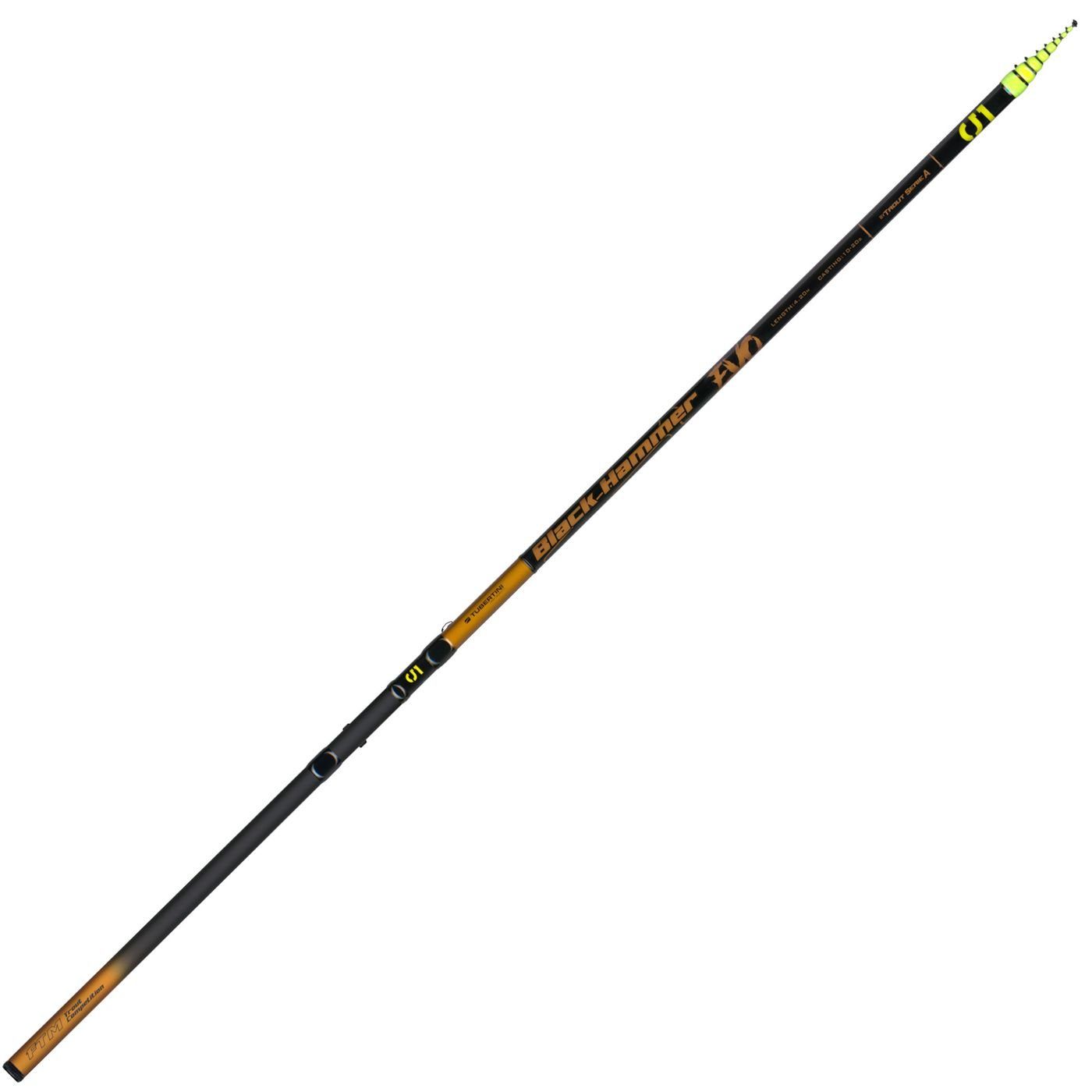 Forellenrute Black Hammer Evo 5 / 4,20m 10-20g - Forellenrute
