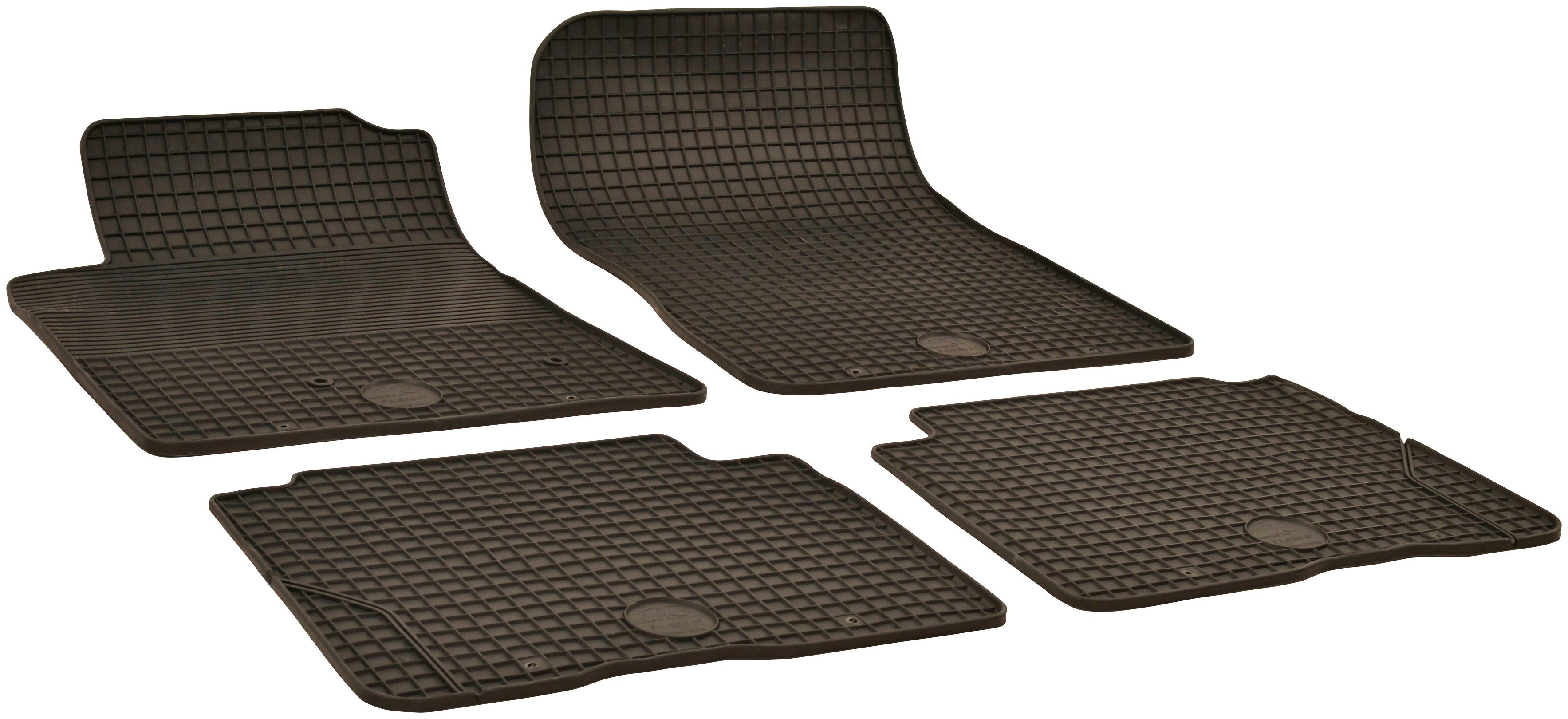 WALSER Passform-Fußmatten (4 St), für Geländewagen, Pajero 10/2006-Heute IV IV Mitsubishi PAJERO für Mitsubishi
