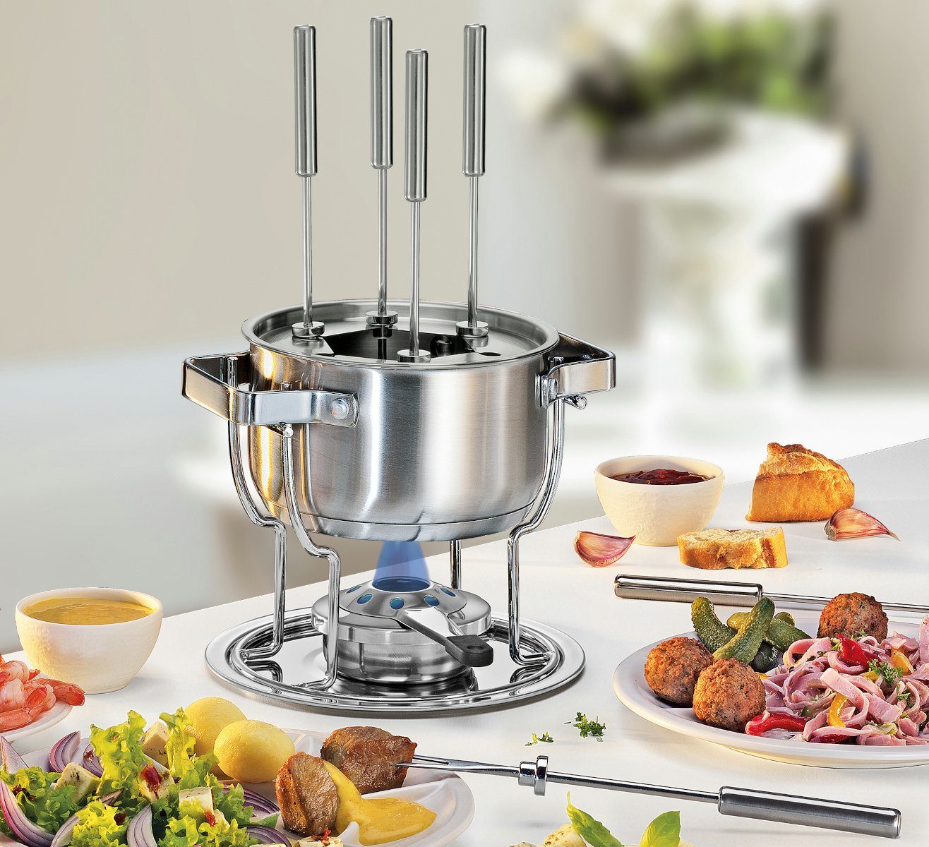 Spring Fondue Fondue-Garnitur DAVOS 17 cm