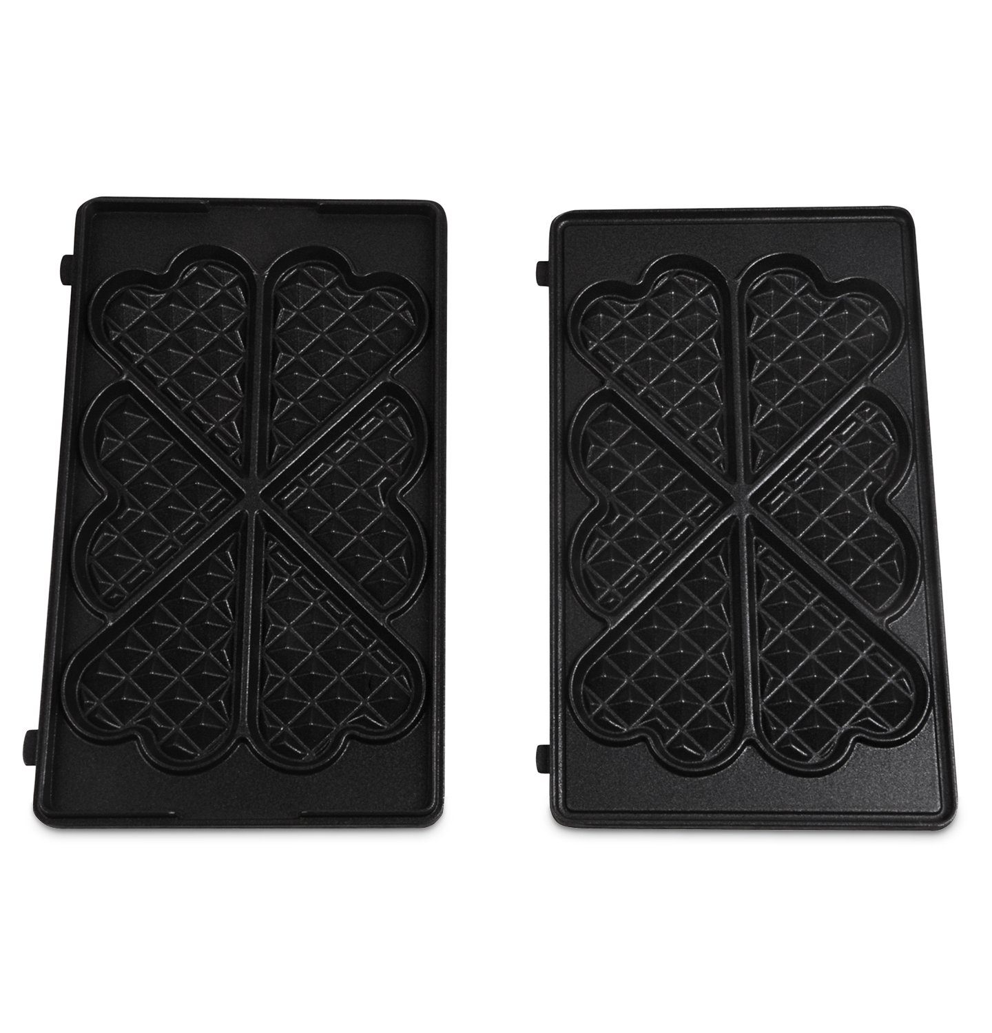 Tefal Herzwaffelplatten Platten Set XA800612, Antihaftbeschichtung, (2-St), Snack Collection für Waffelneisen