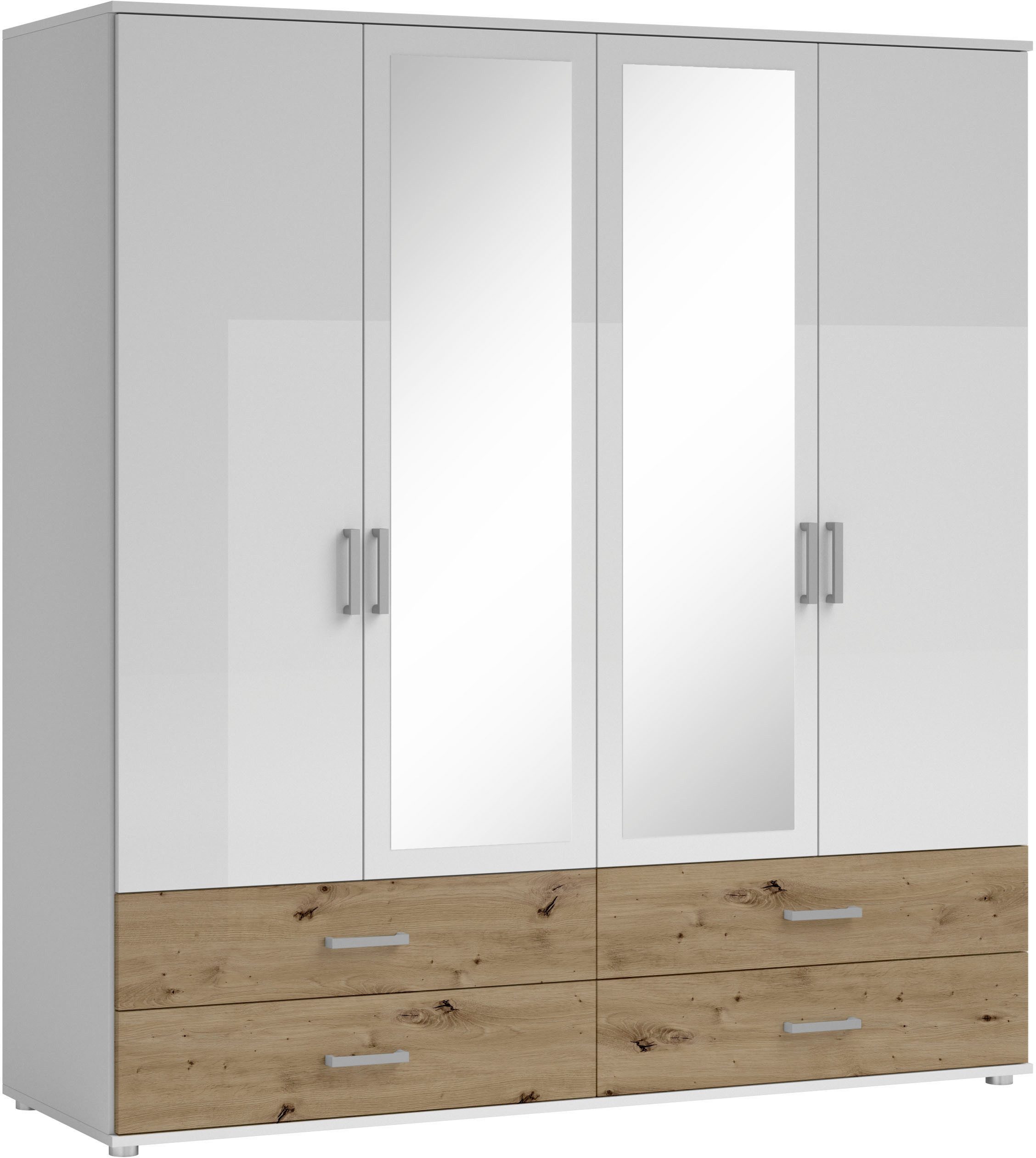 Schlafkontor Drehtürenschrank "Ivar Kleiderschrank mit Spiegel", inklusive günstig online kaufen