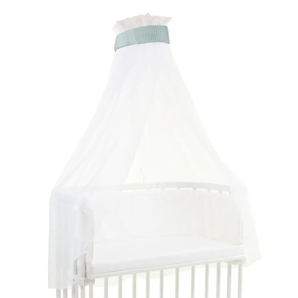 babybay Betthimmel babybay Himmel Waffelpiqué mit Band passend für alle Modelle bis 96 cm