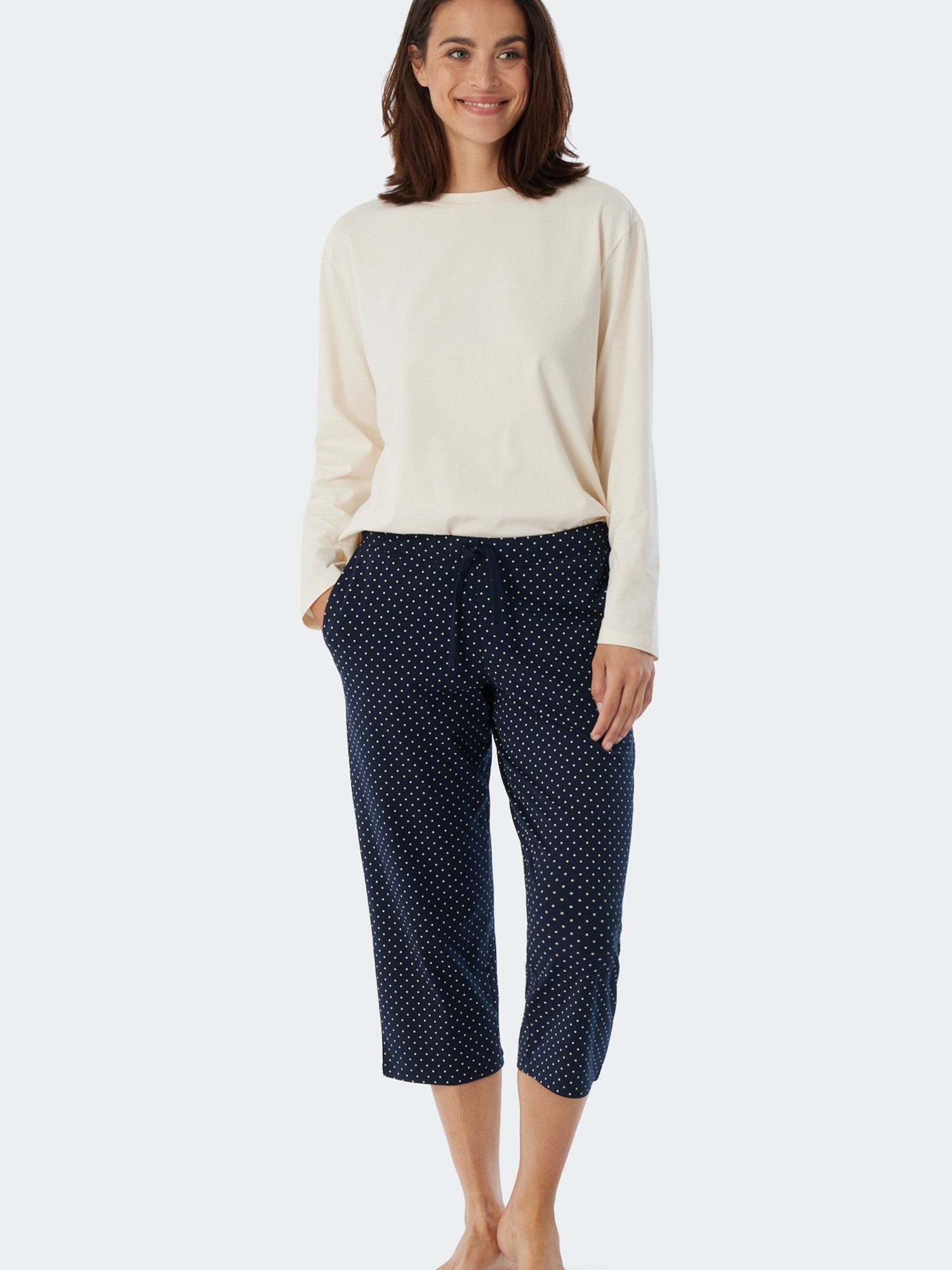 Schiesser Pyjamahose Mix & Relax 3/4 günstig online kaufen