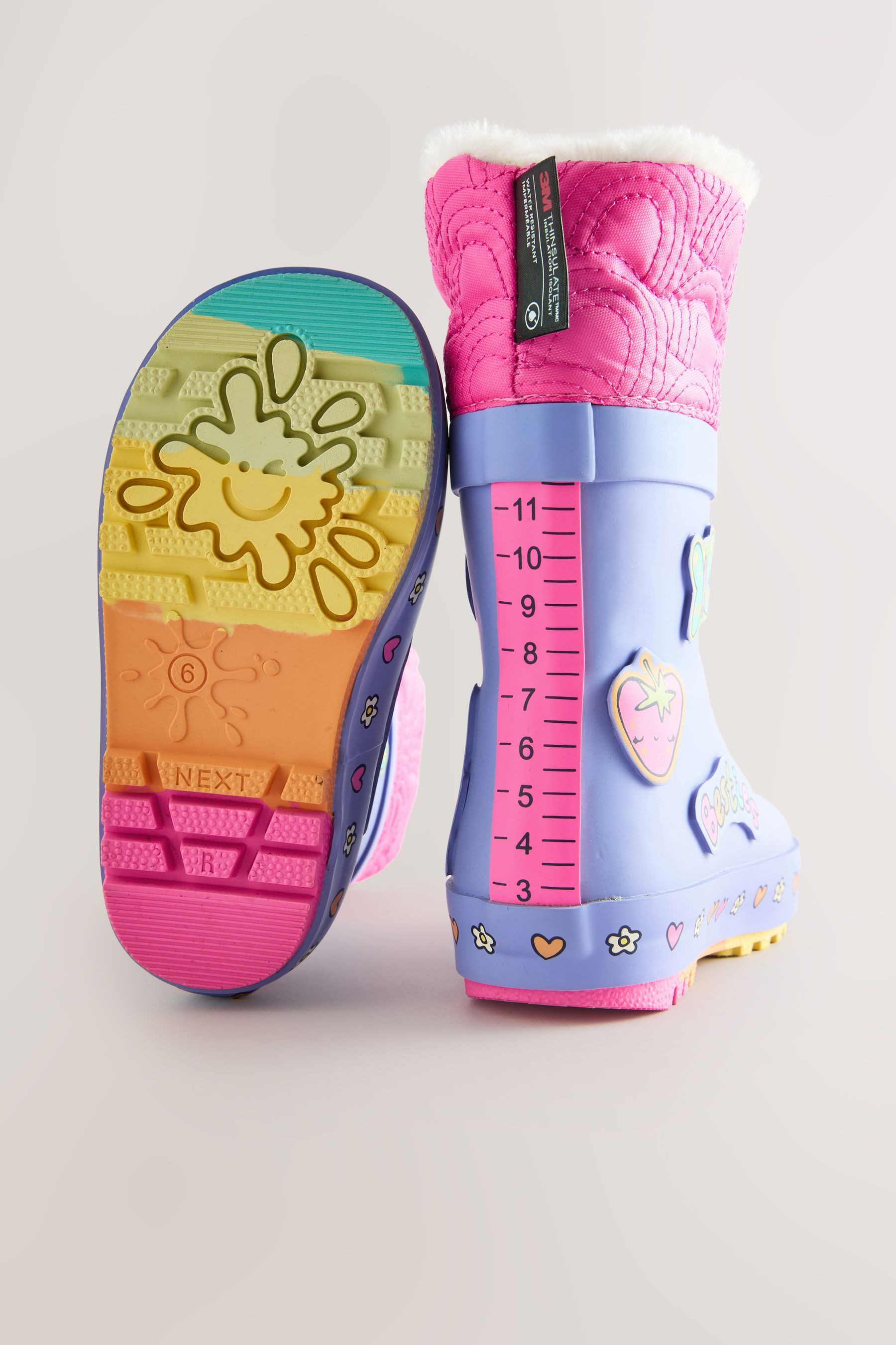 Next Thinsulate™ Gummistiefel mit Umschlagschaft Gummistiefel – Bild 2 von 5