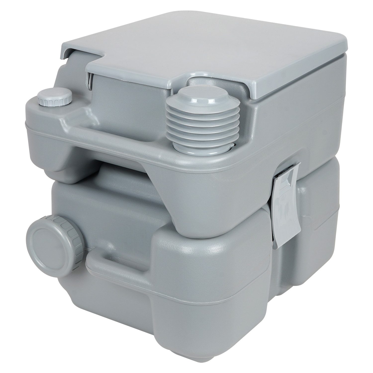 OSTWOLKE Campingtoilette Tragbare 20L Reisetoilette Chemietoilette Mobile WC Toilette – Bild 3 von 5