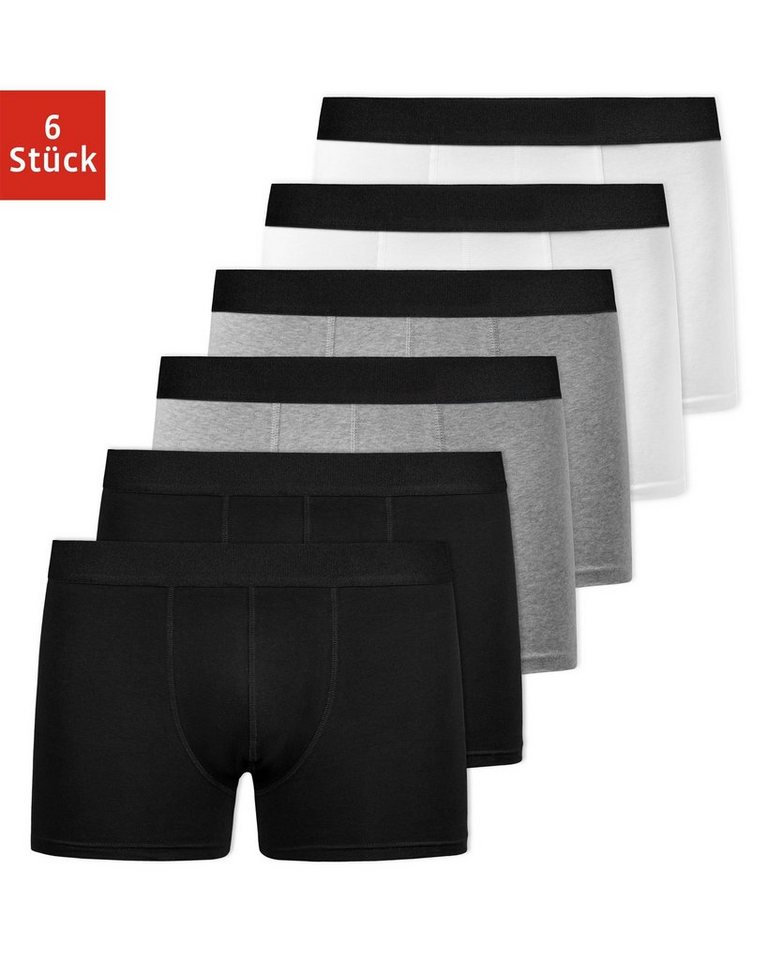 4 Stück Herren Unterhosen 100/% Baumwolle Slips Männer Unterwäsche Grau-2XL Größe