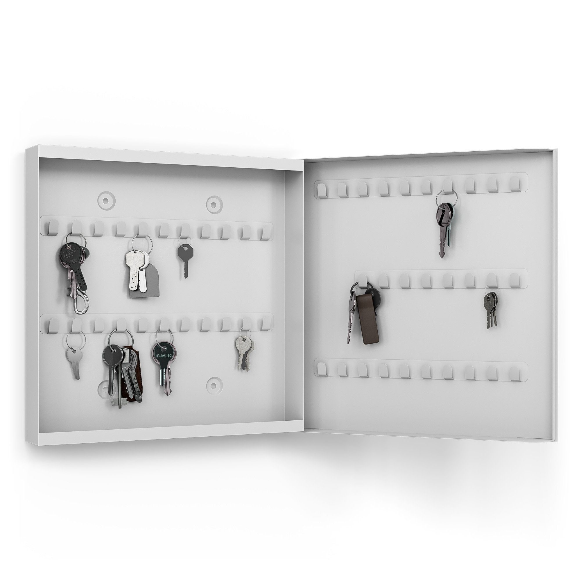 DEQORI Schlüsselkasten 'Aloha - Schriftzug', Schlüsselbox modern Schlüsselschrank magnetisch Schlüssel Kasten Box