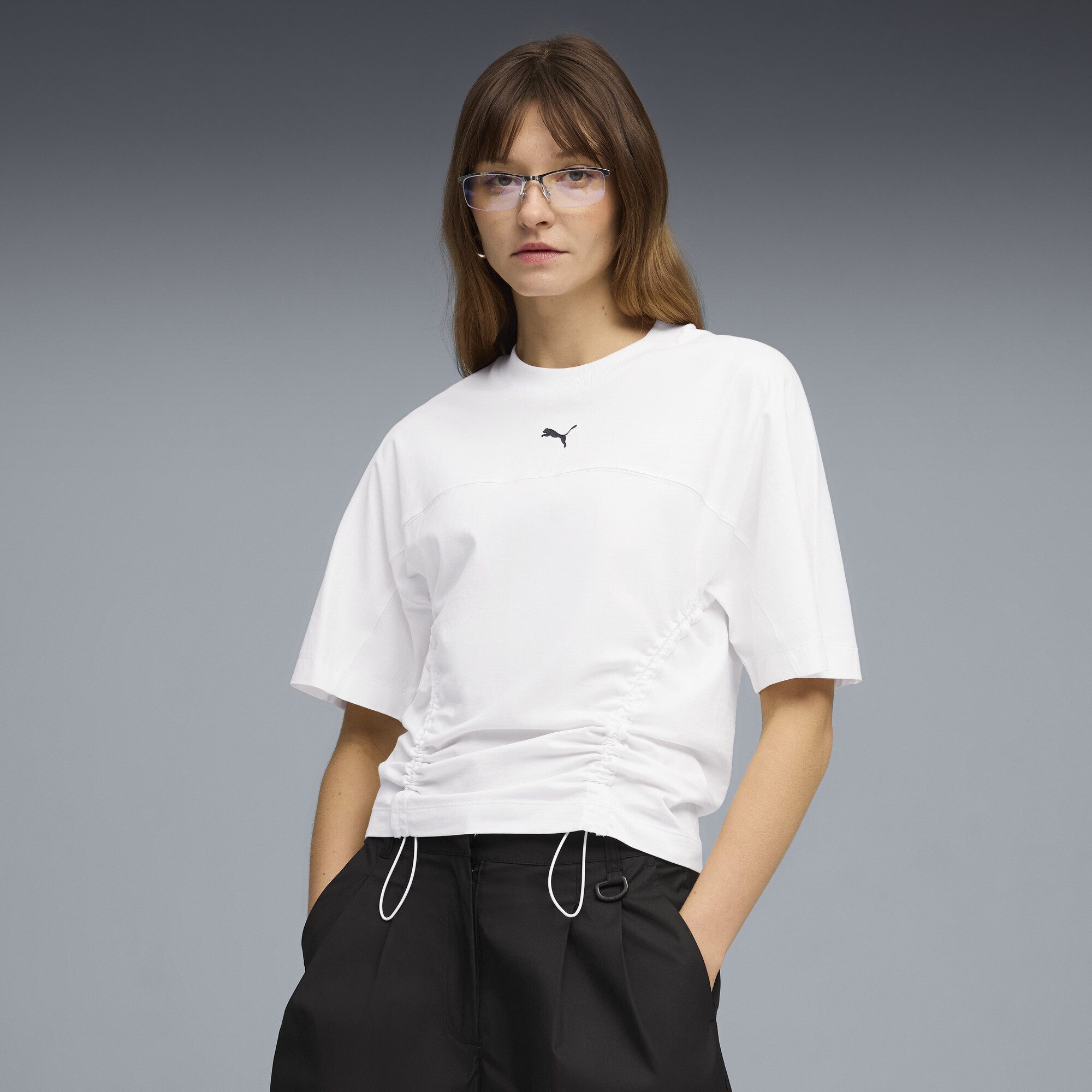 PUMA T-Shirt Dare To Tailliertes T-Shirt Damen