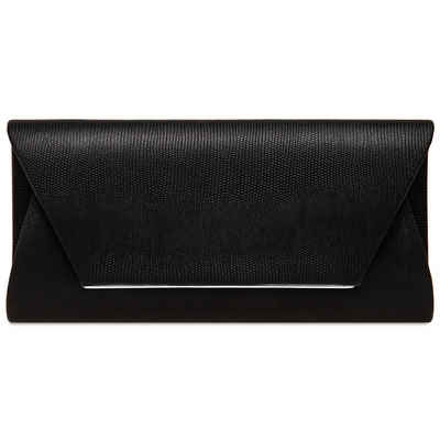 Caspar Clutch TA523 elegante XL Snake Skin Damen Abendtasche