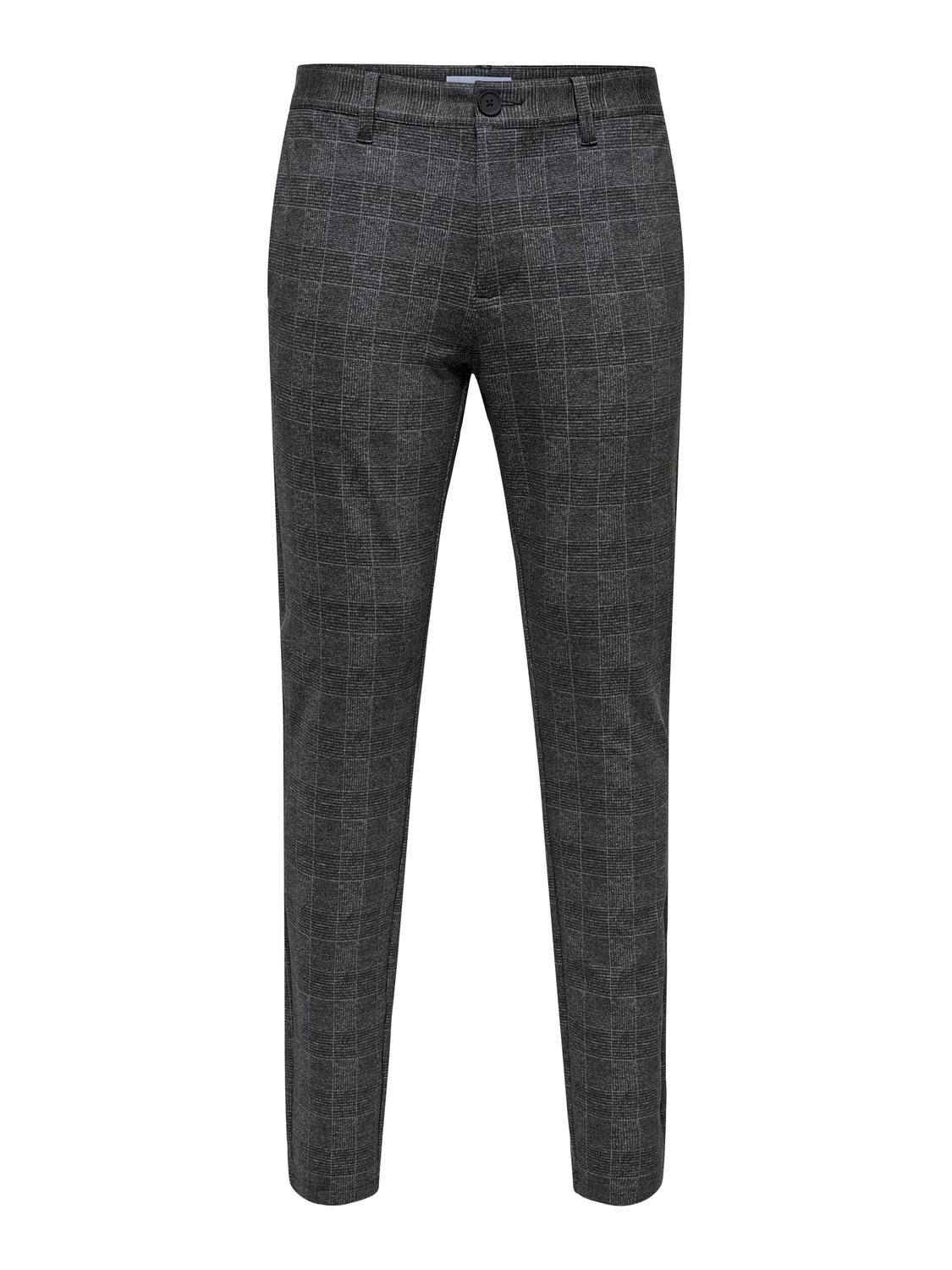 ONLY & SONS Chinos "ONSMARK SLIM CHECK PANTS 9887 NOOS" günstig online kaufen